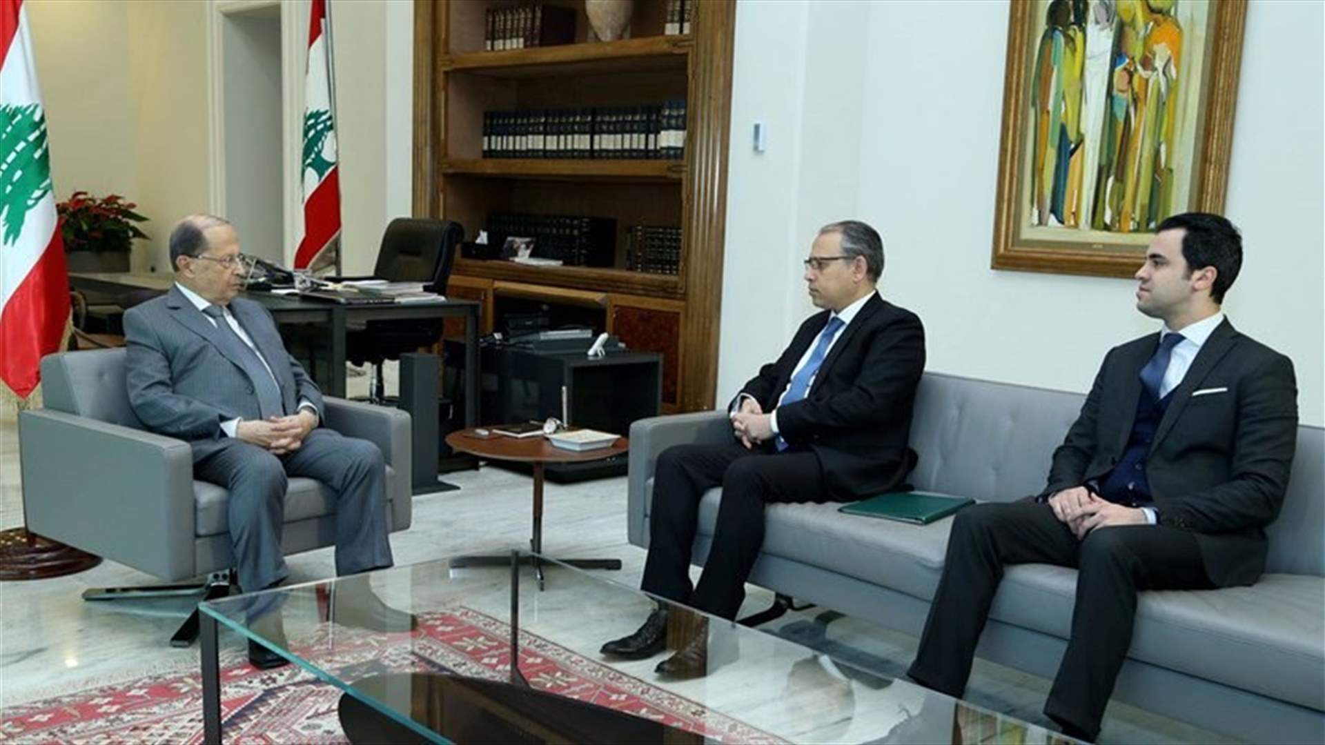 Aoun receives invitation to attend EU-LAS summit