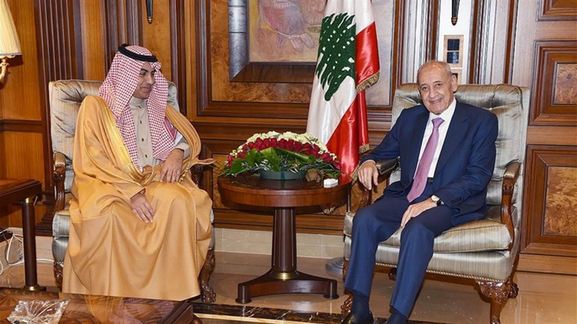 بريّ التقى العلولا في مجلس النواب... وعرضا العلاقات الثنائية والتطورات الراهنة