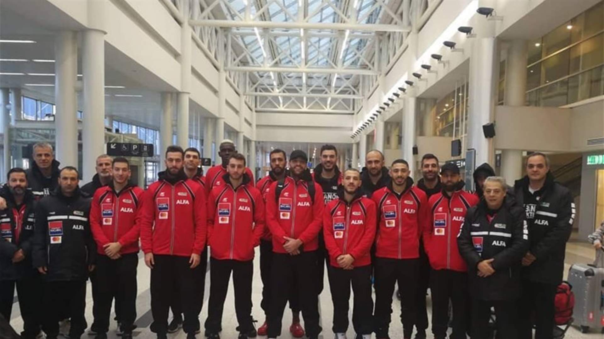 بعثة منتخب لبنان لكرة السلة الى تركيا لخوض مباراتين وديتين ضد اليابان