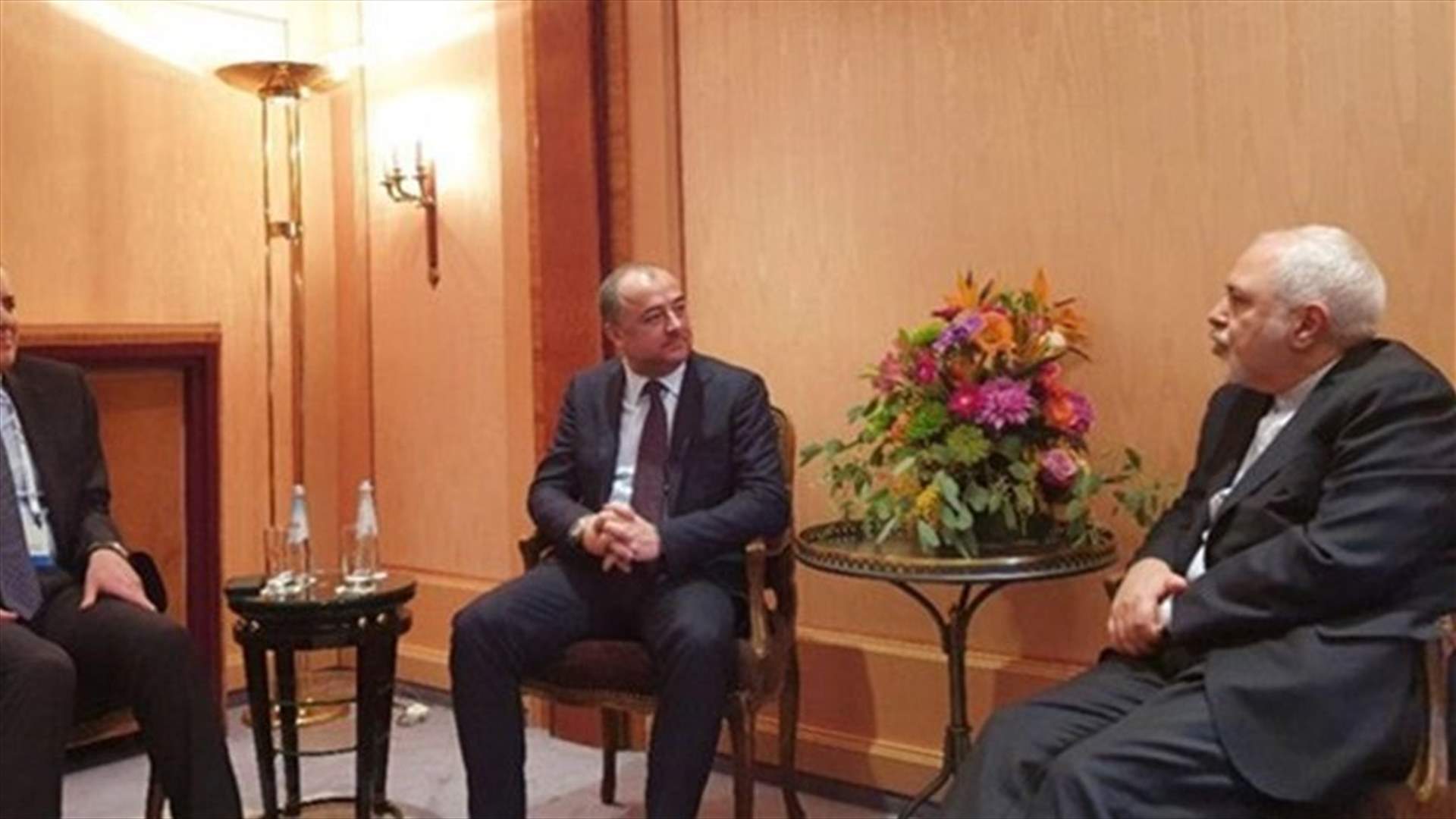 Bou Saab meets with Zarif on sidelines of Munich conference