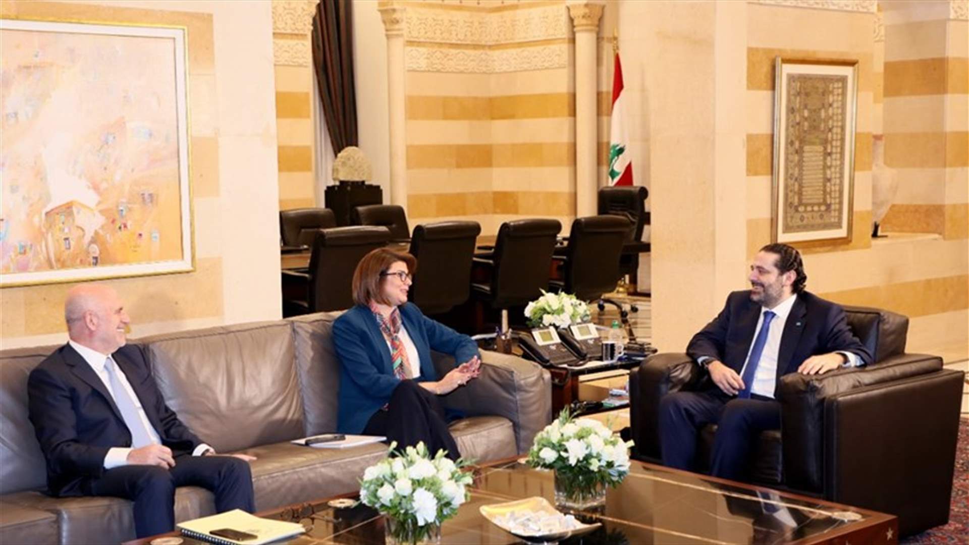 الحريري يلتقي الحسن وفنيانوس...