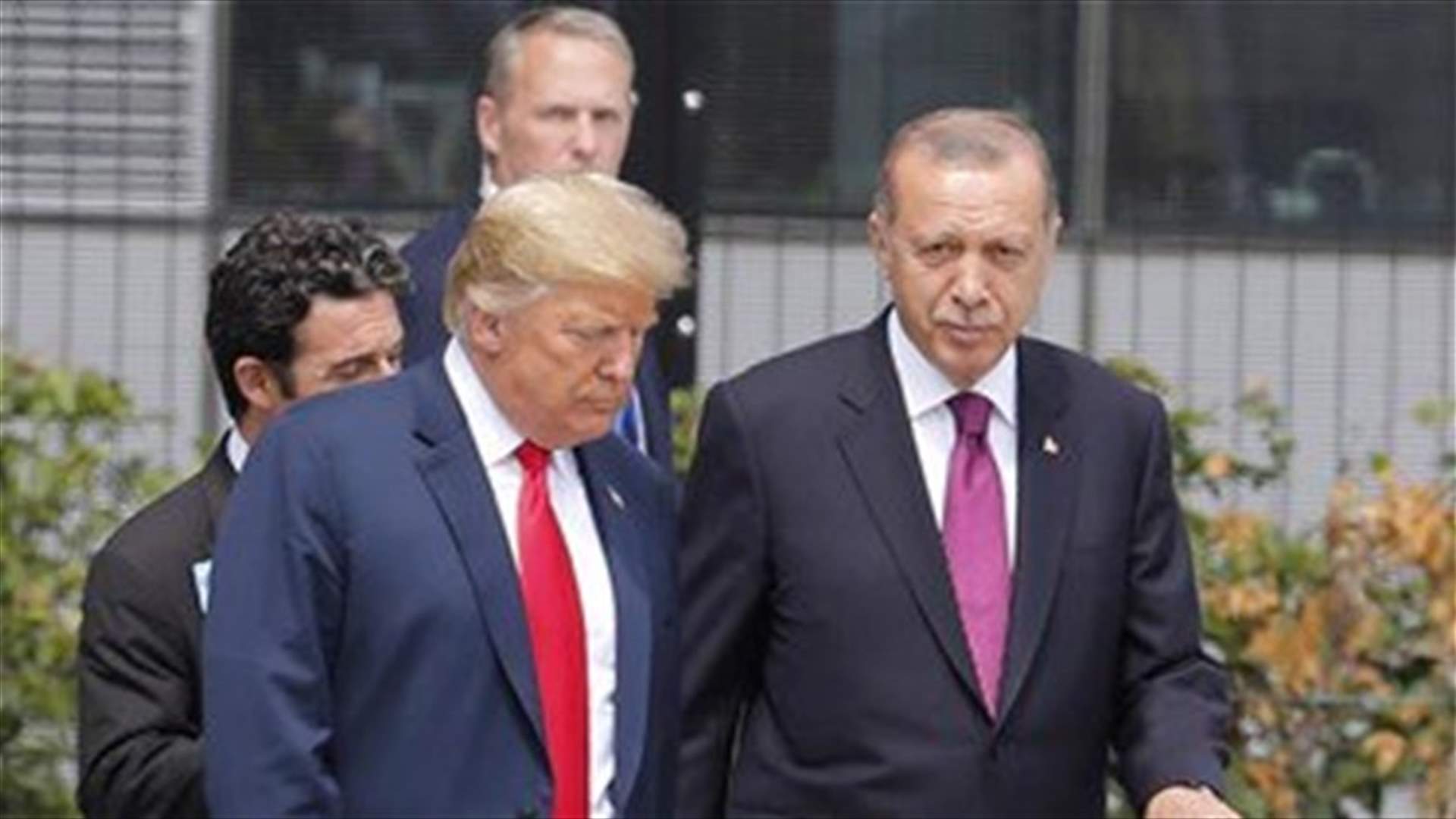 Trump, Turkey&#39;s Erdogan discuss Syria safe zone in phone call -White House
