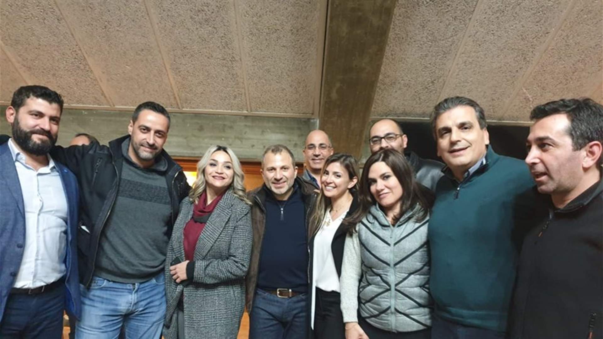 باسيل للشباب: كونوا قادة مشروع بناء الوطن ومحاربة الفساد
