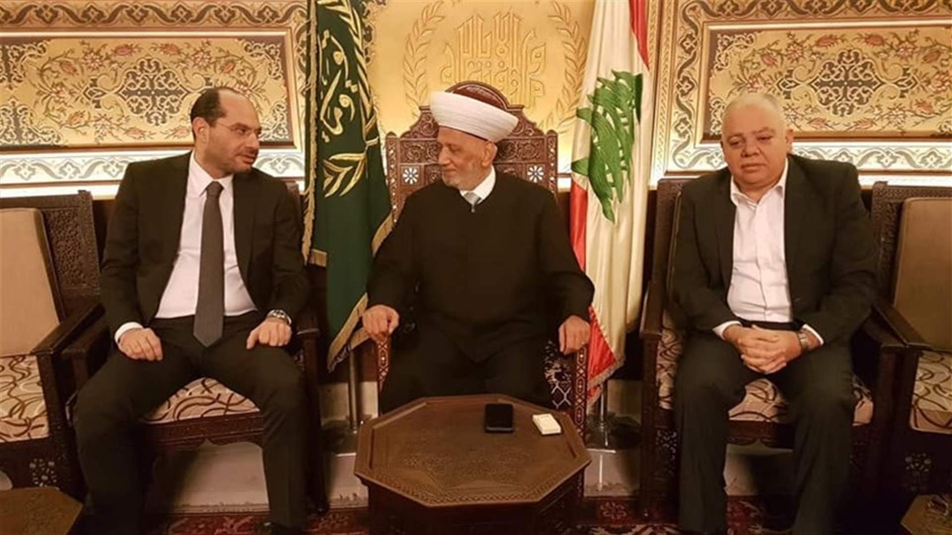 Minister Hassan Mrad calls from Dar al-Fatwa to boost national unity ​
