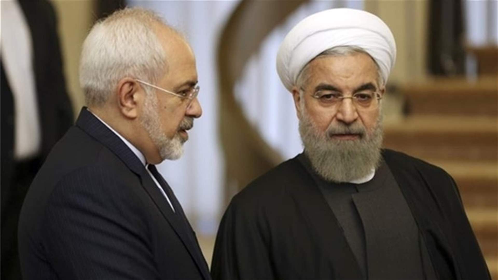 Iran's Rouhani rejects resignation of ally Zarif, says he is "not alone"