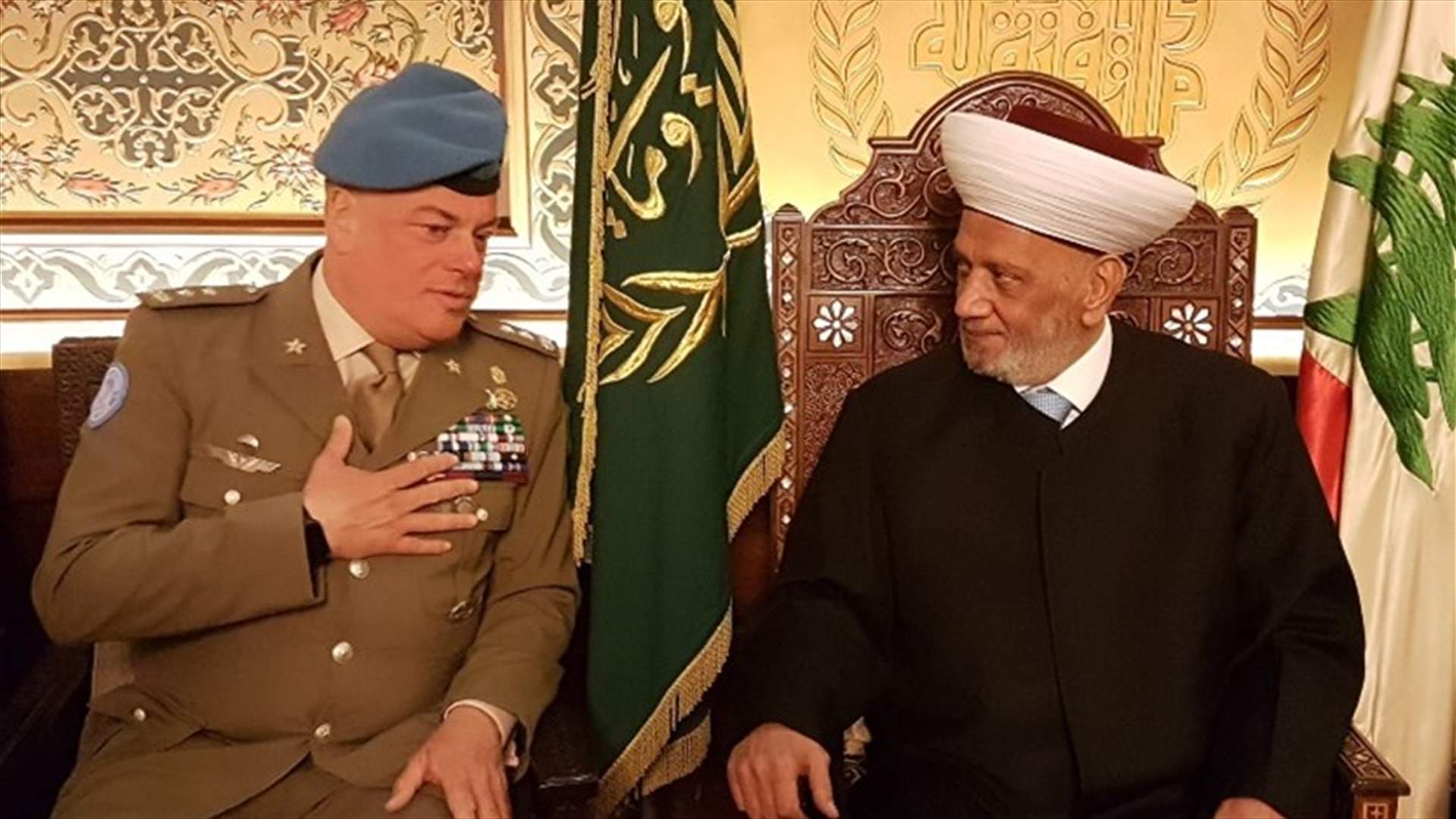 دريان التقى قائد اليونيفيل ووفد المعهد العربي للتخطيط في الكويت