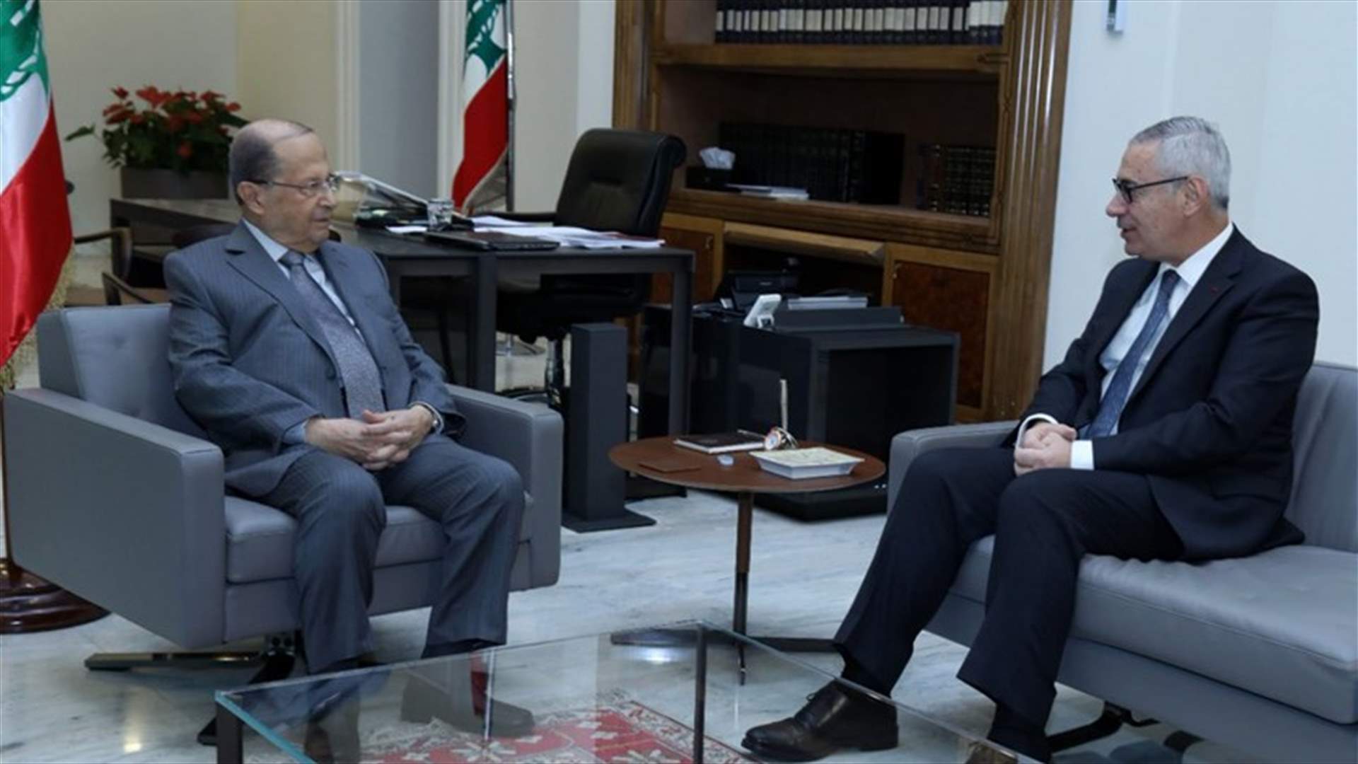 الرئيس عون التقى القاضي فهد