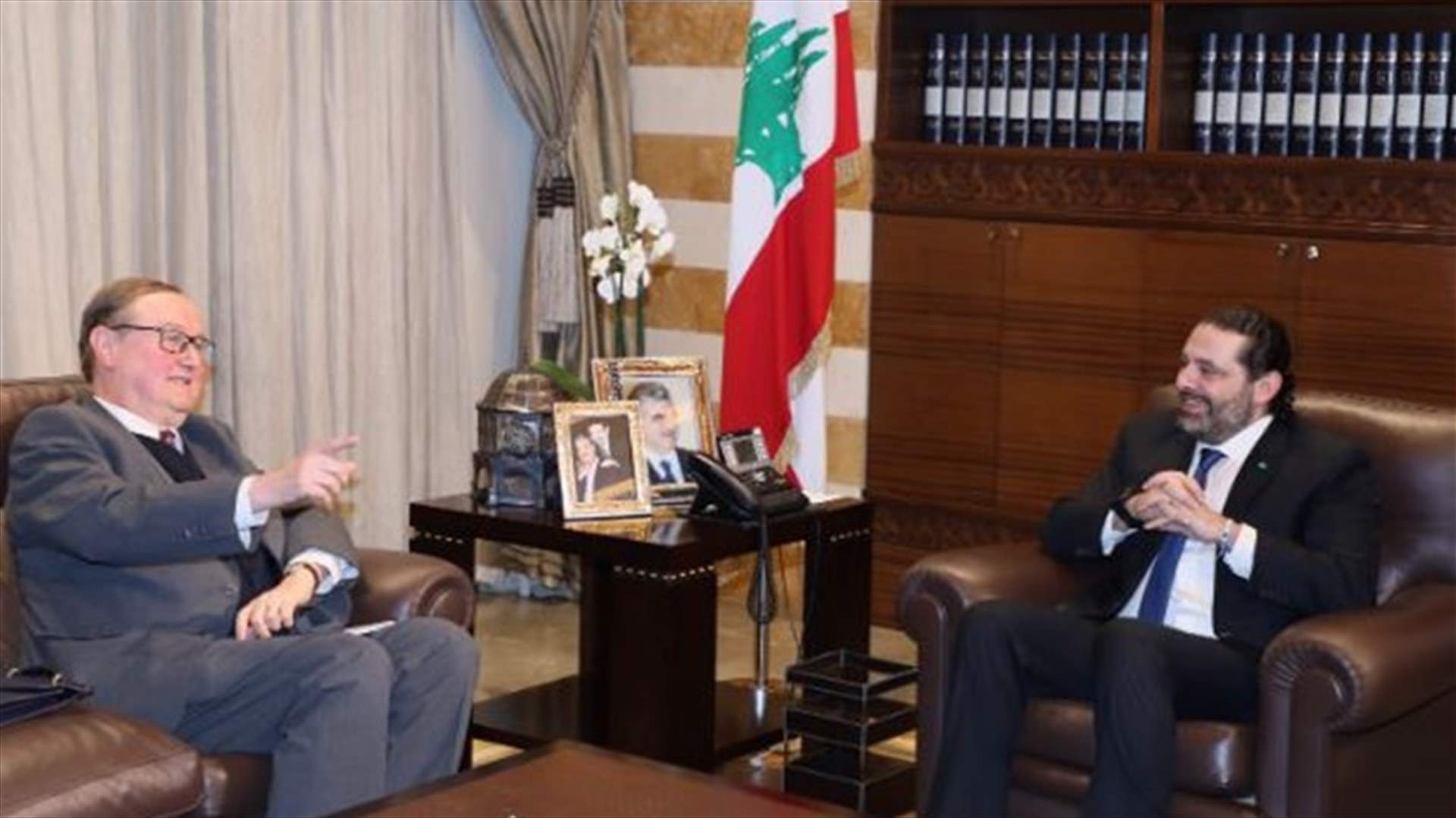 الحريري بحث مع دوكين الخطوات المطلوبة لتنفيذ مقررات "سيدر"