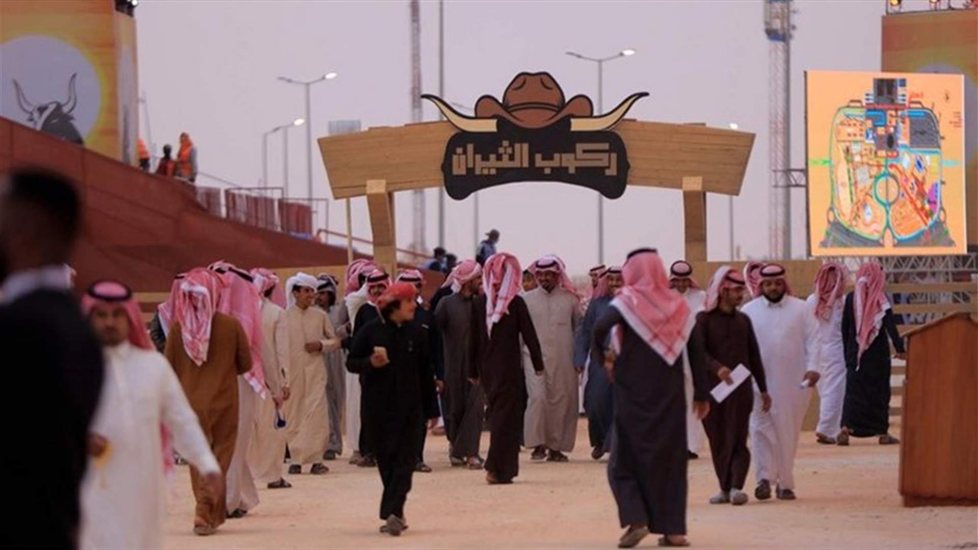 مسابقة "روديو" مميزة لأول مرة في المملكة العربية السعودية (صور وفيديو)