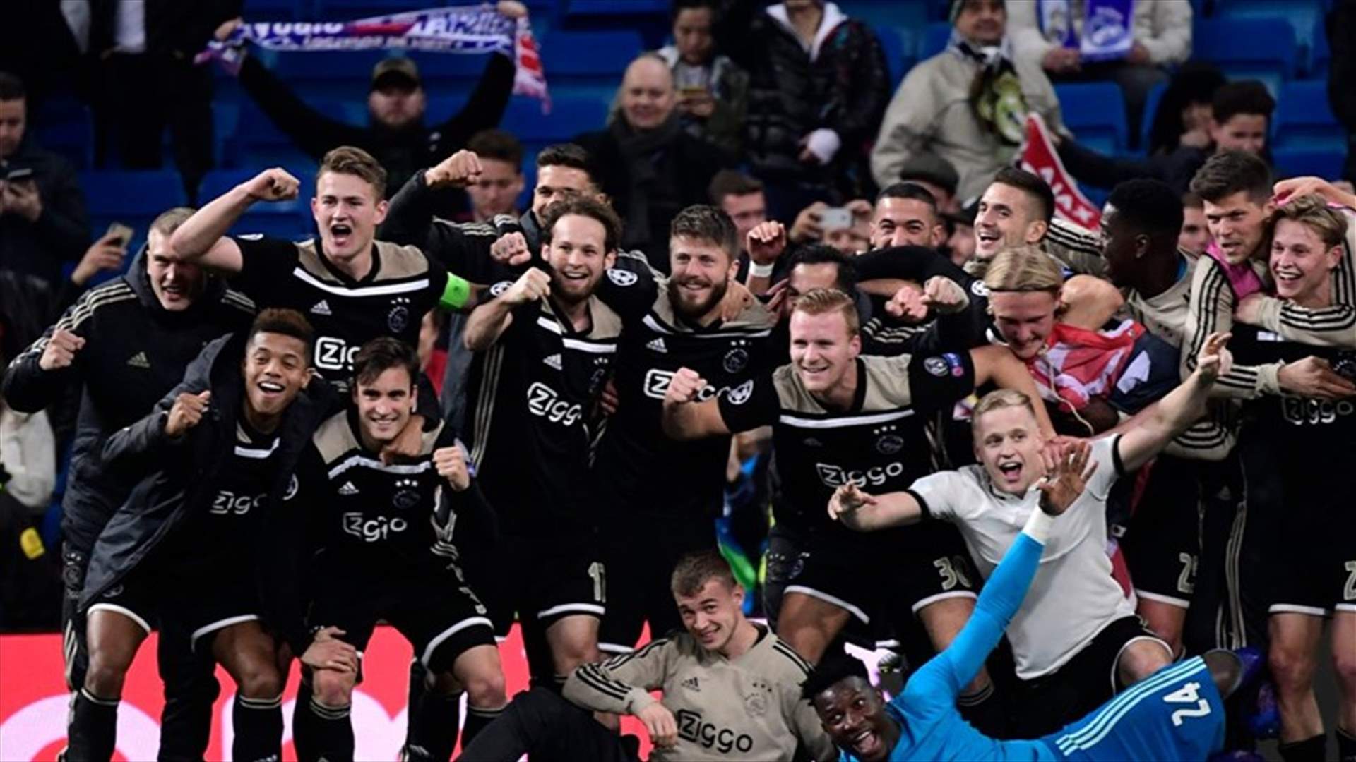 أياكس يطيح بريال مدريد حامل اللقب من دوري الأبطال بكرة القدم