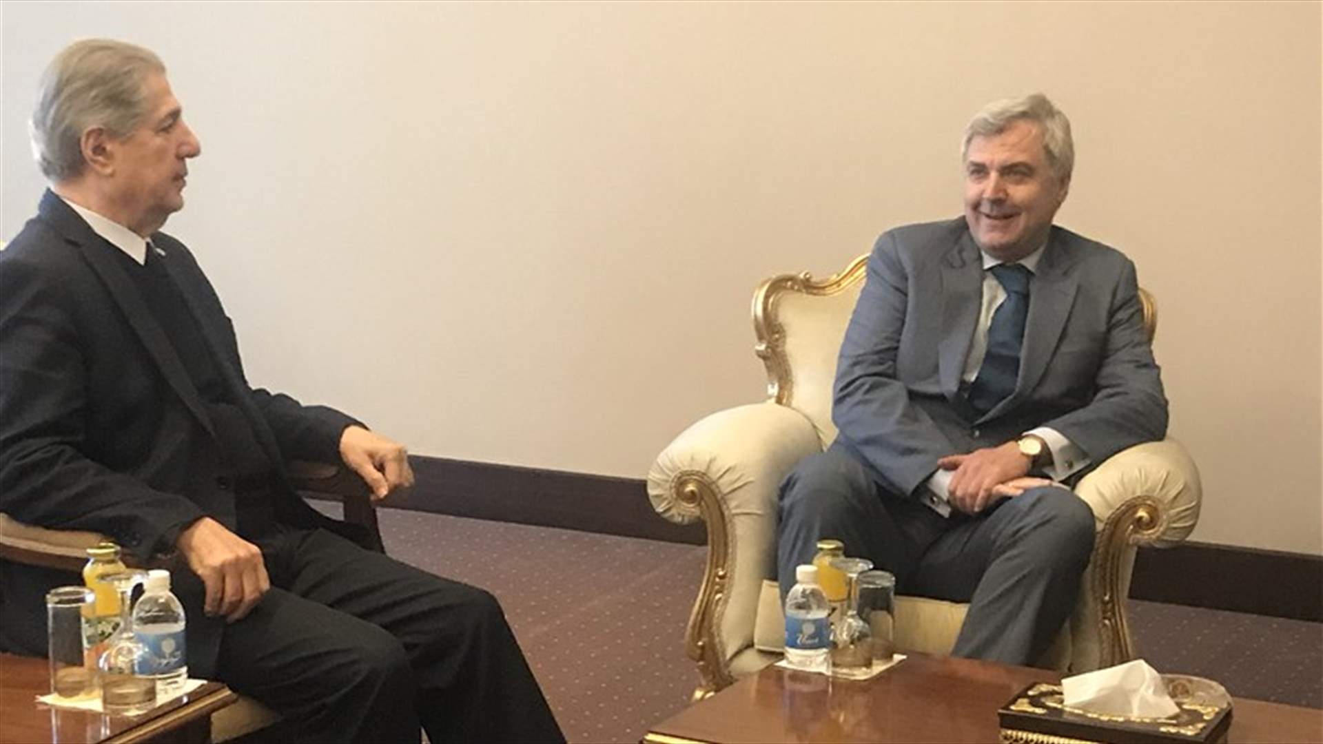 وفد مجلس العلاقات العربية والدولية يلتقي السفير الروسي في العراق