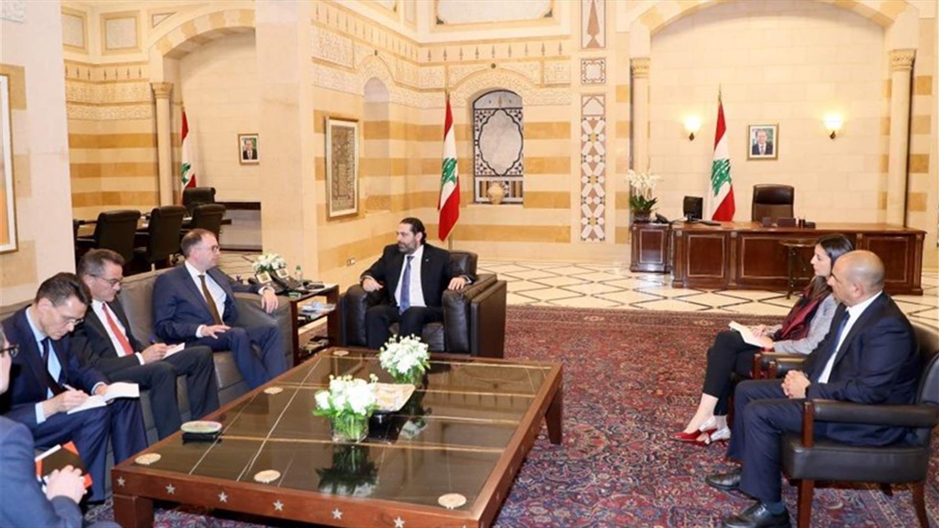 آنين: ندعم الحكومة و ننظر من خلالها الى فرصة لانخراط المستثمرين الالمان في لبنان