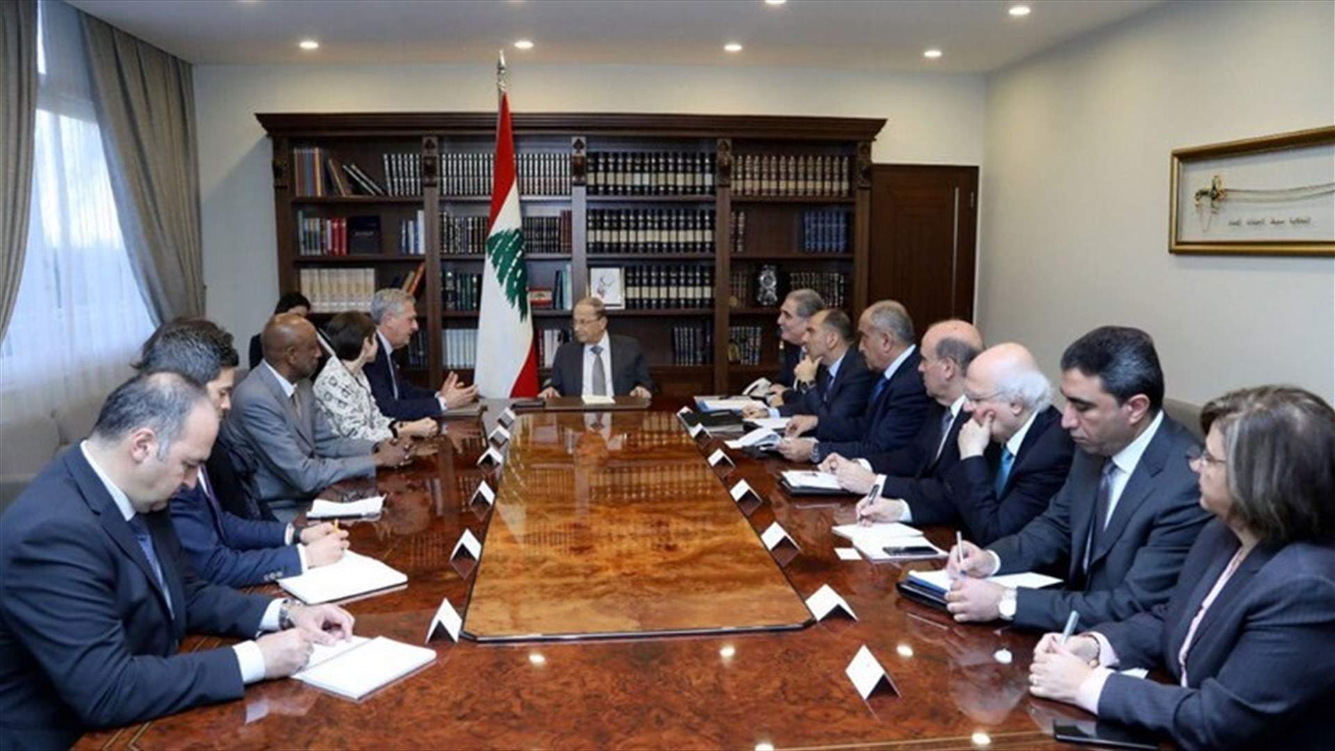 Aoun calls on UNHCR to help Lebanon facilitate Syrian refugees’ return