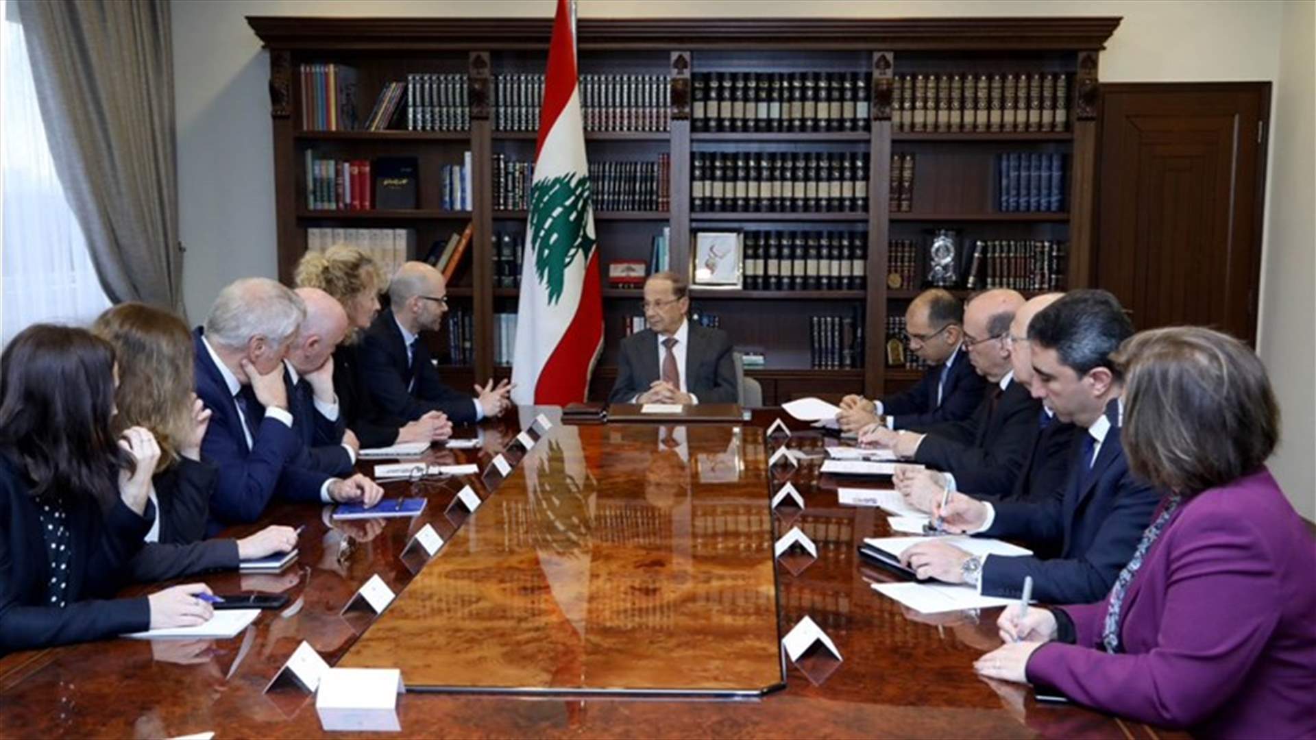 عون أمام وفد نيابي فرنسي: نرغب أن تساعدنا فرنسا وأوروبا على إعادة النازحين