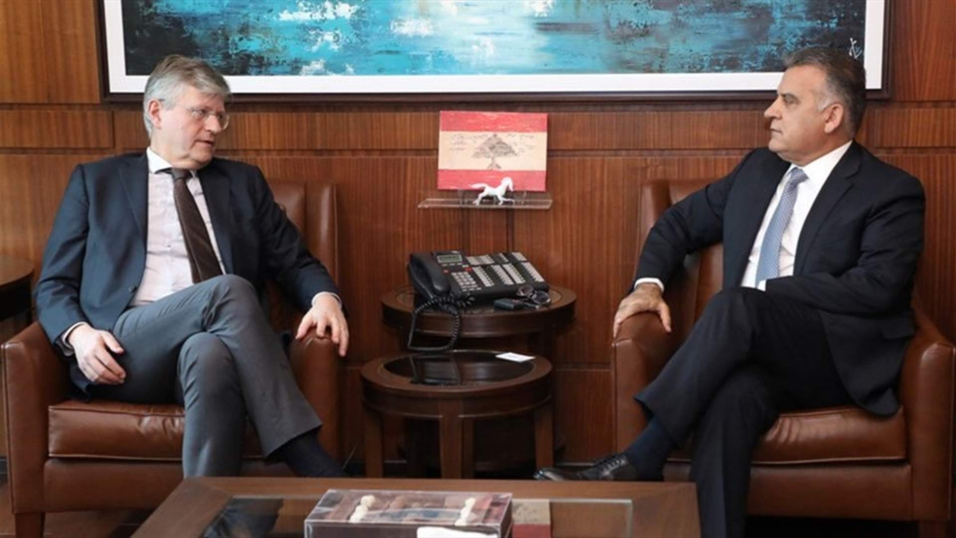 Maj. Gen. Ibrahim, UN’s Lacroix discuss situation along southern borders