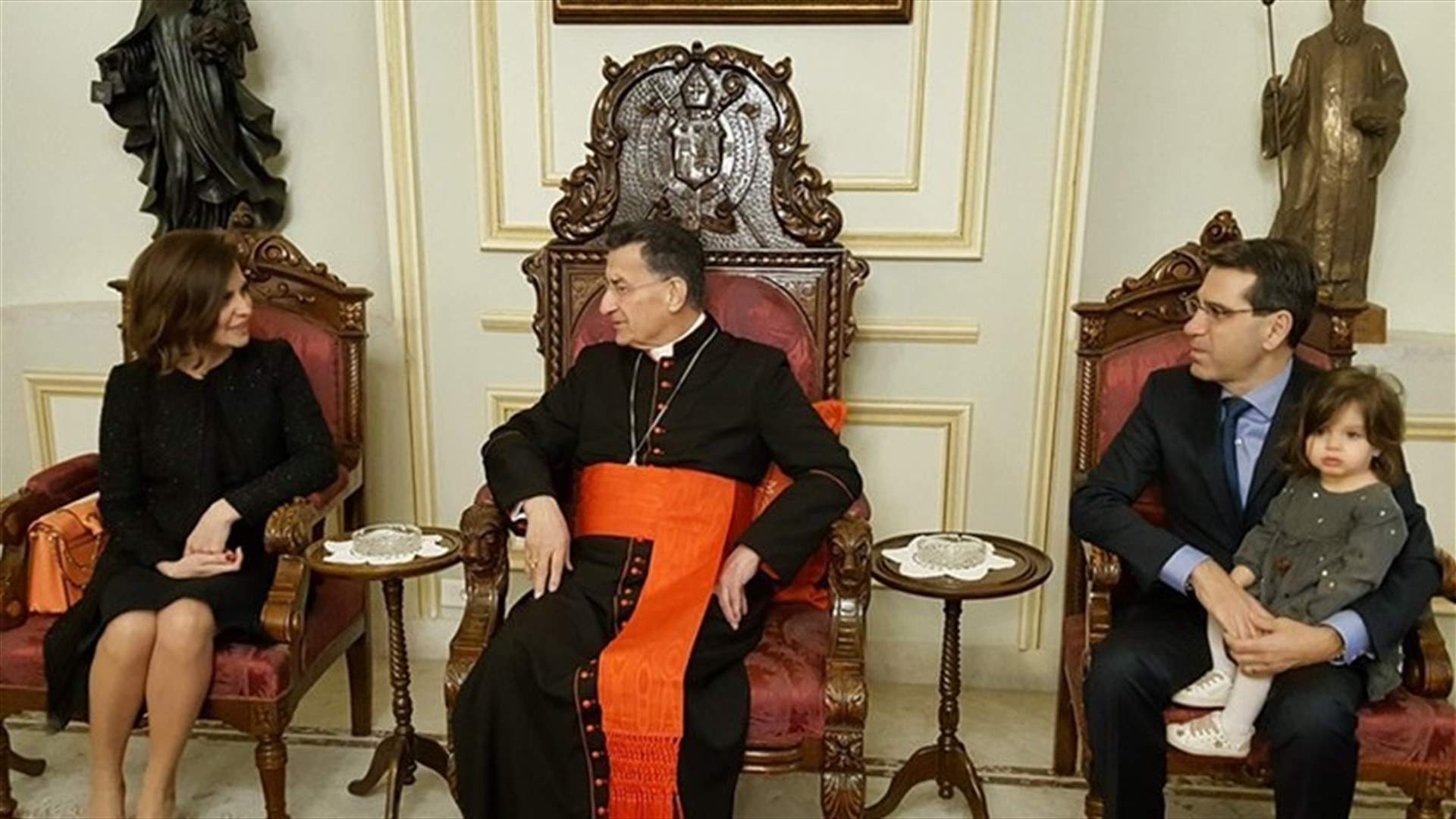 Patriarch Rai meets with Minister Boustany