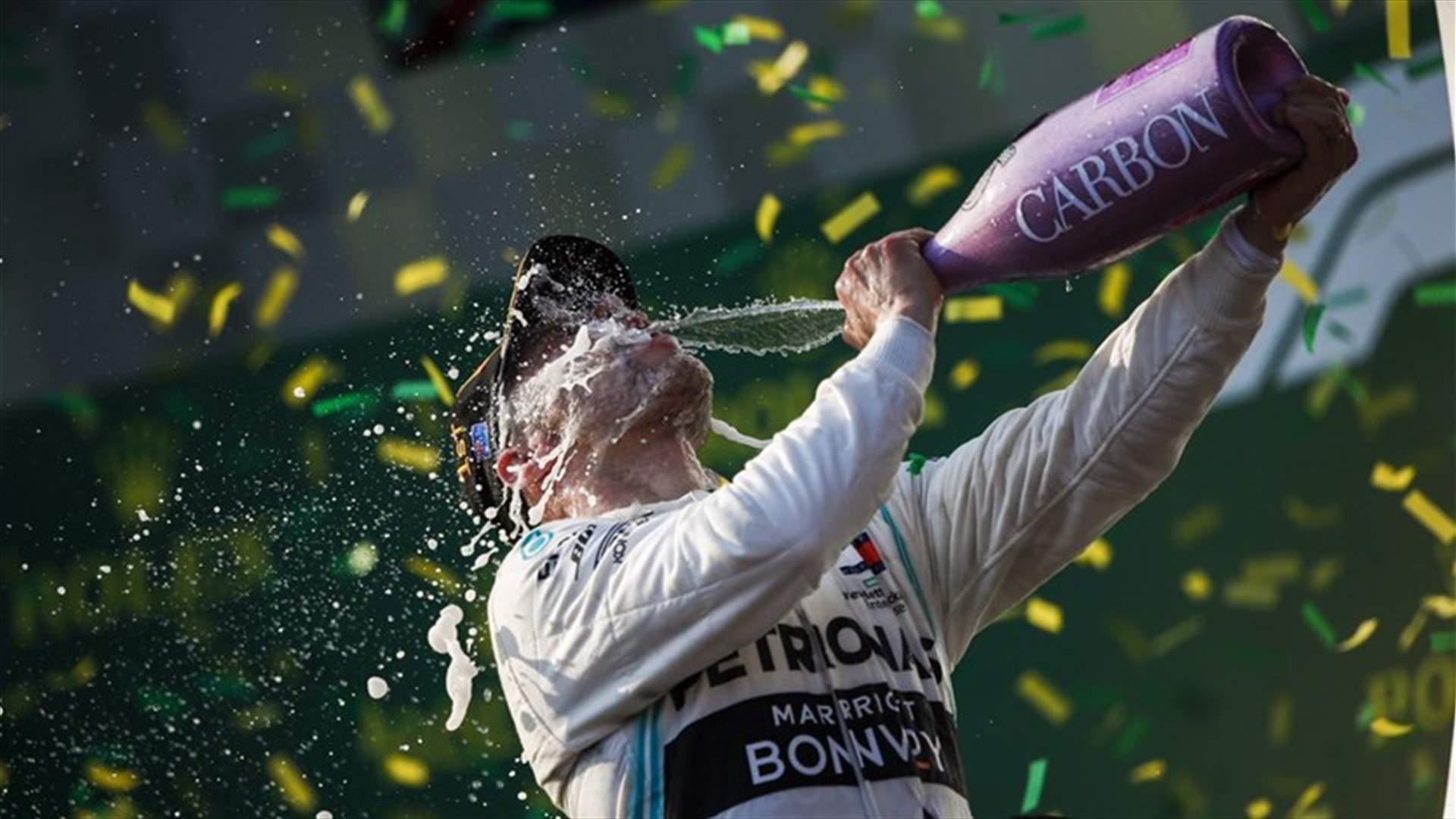 فالتيري بوتاس يفوز بالسباق الافتتاحي لموسم فورمولا 1 في استراليا