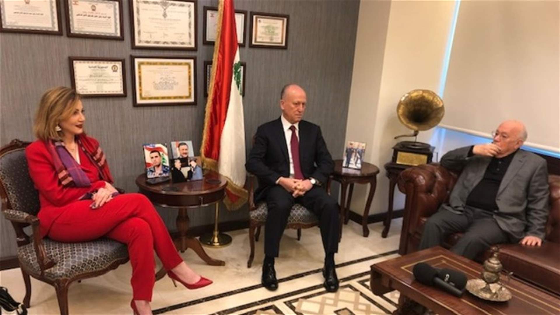 هكذا وصفت مصادر مقرّبة من ريفي لـ"الشرق الأوسط" زيارة ديما جمالي