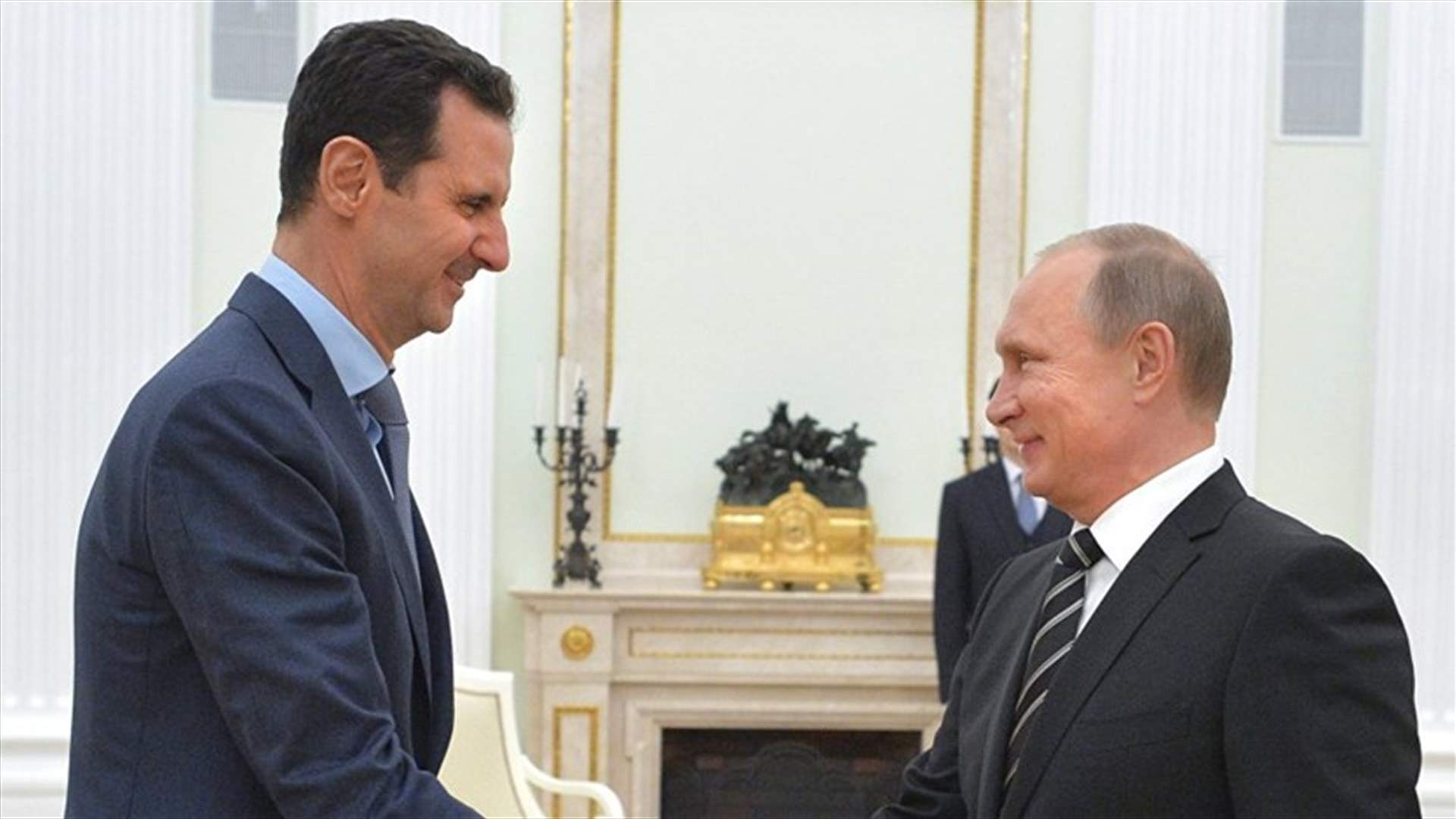 Russian defense minister flies to Syria, hands to Assad message from Putin