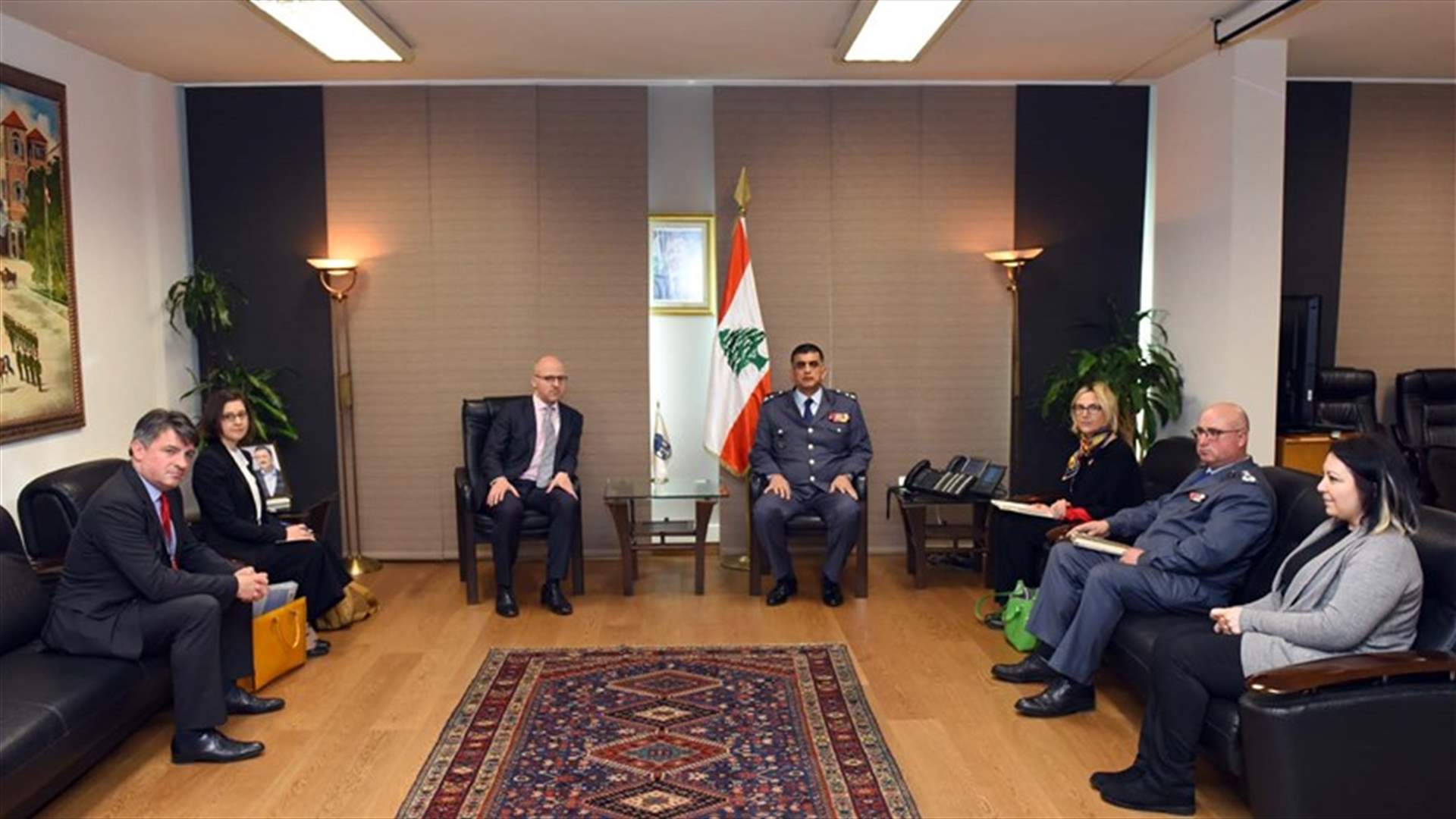 وفد من الوكالة الأوروبية لمراقبة وحماية الحدود الخارجية - فرونتكس التقى اللواء عثمان