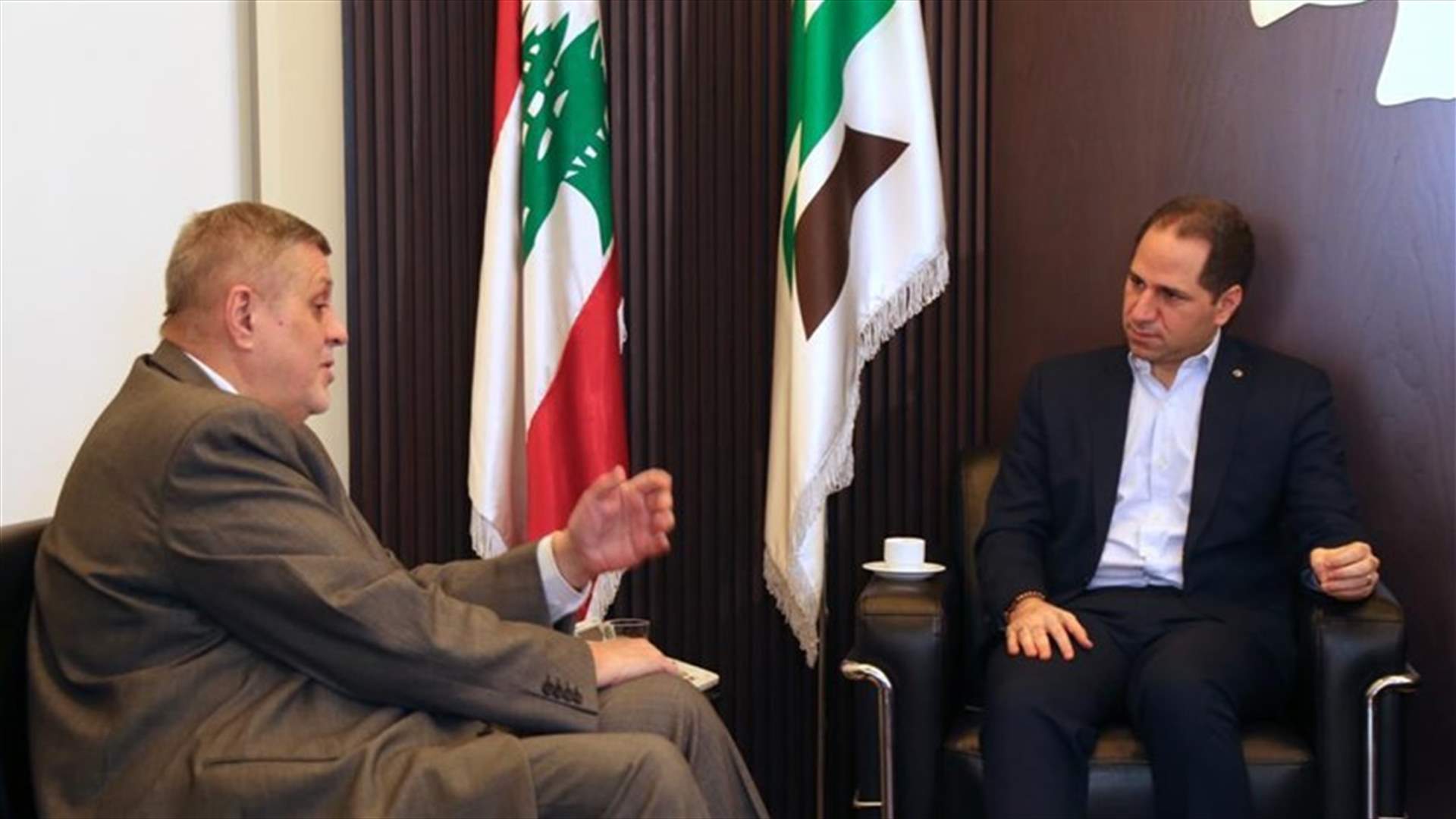 الجميل بحث مع المنسق الخاص للأمم المتحدة التطورات في لبنان والمنطقة وعودة النازحين