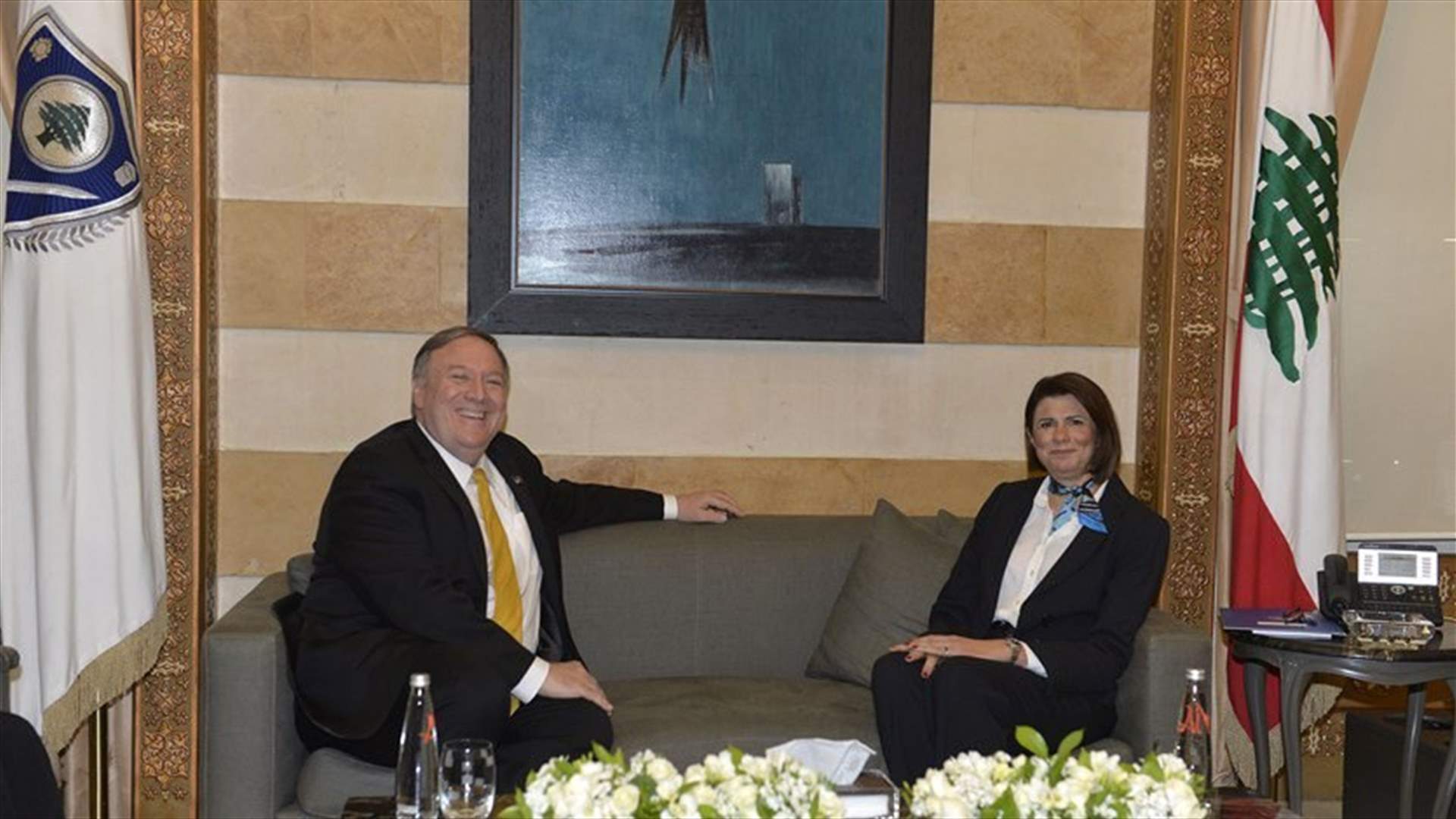 Talks between Al-Hassan and Pompeo focus on issue of refugees