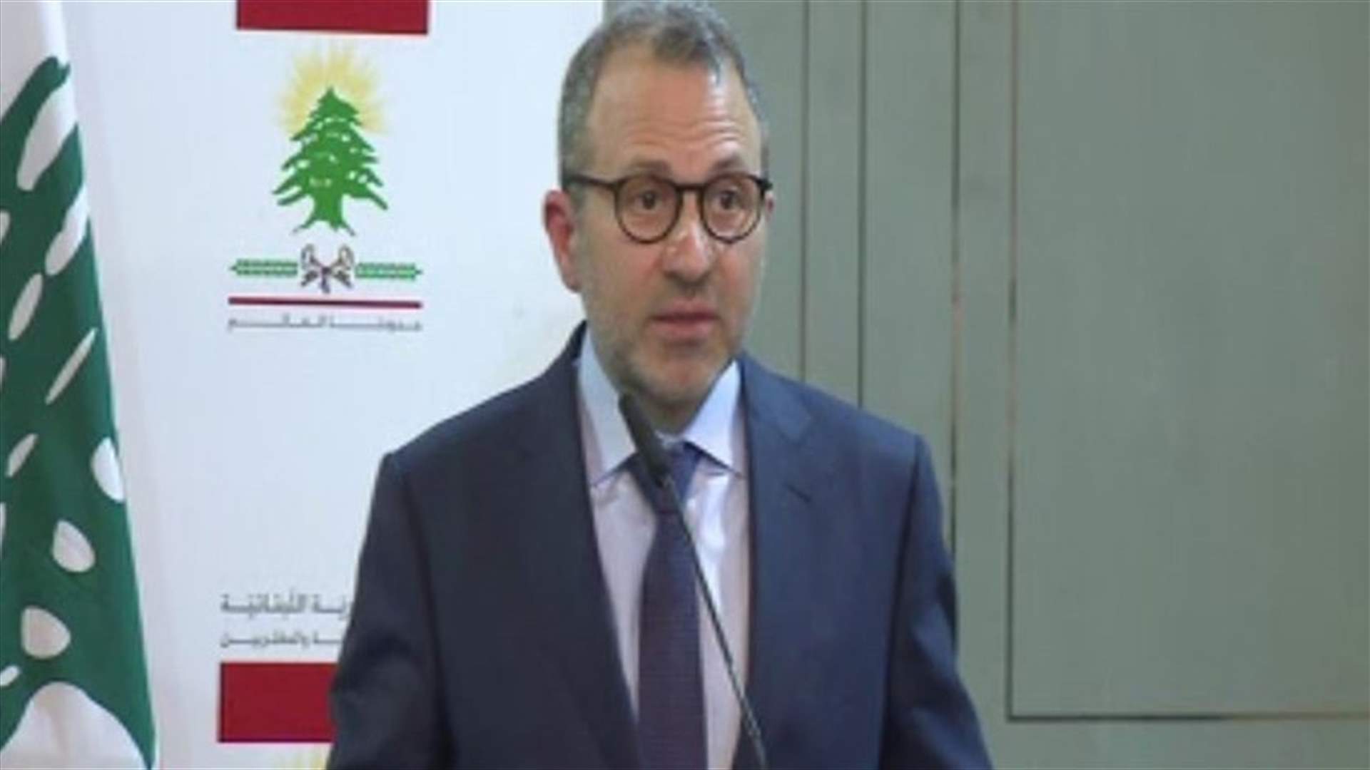 Bassil after meeting with Pompeo: Hezbollah is a Lebanese party, not a terrorist group
