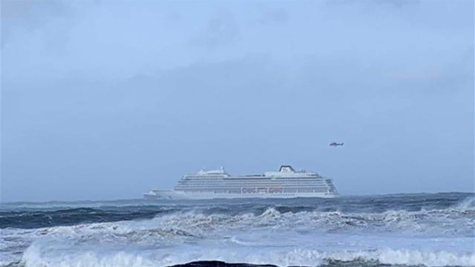 Almost 400 people winched from stricken cruise liner off Norway