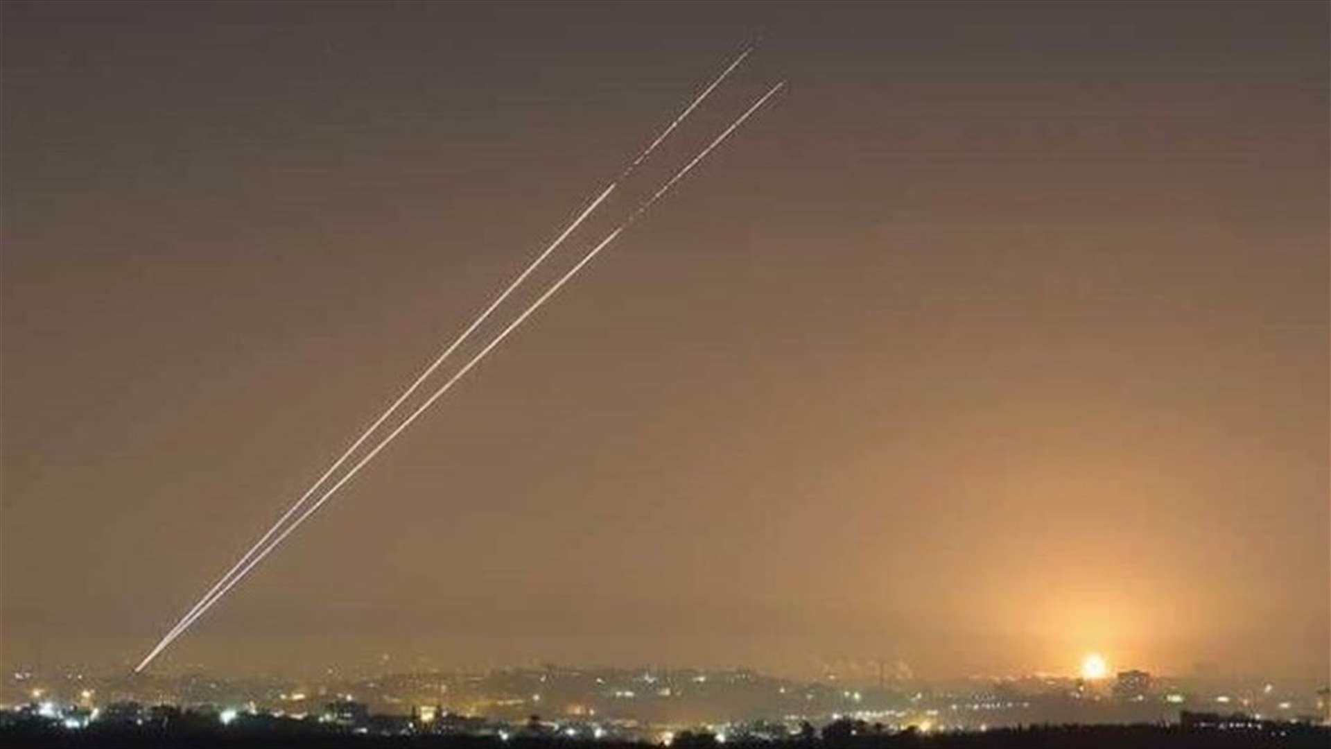 إطلاق العديد من الصواريخ من قطاع غزة باتجاه إسرائيل