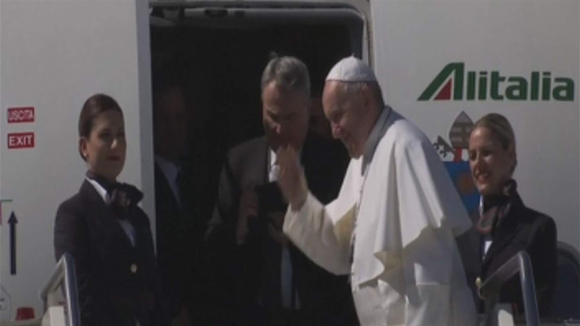 Pope Francis departs Rome for a two-day trip to Morocco