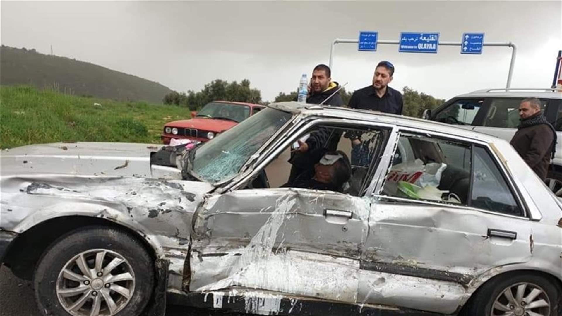 جريحان  بحادث سير في القليعة