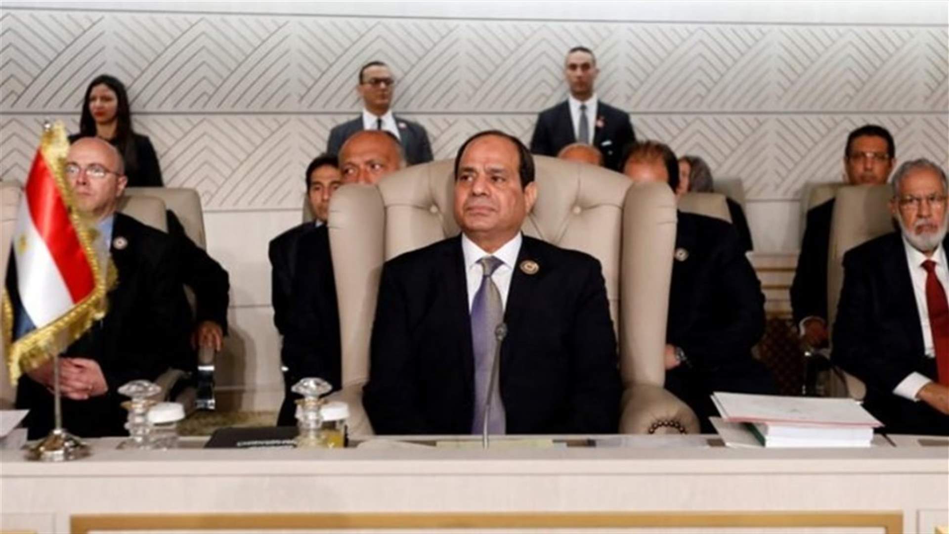 السيسي: لا مخرج من الصراع مع إسرائيل إلا بتحرير جميع الأراضي العربية
