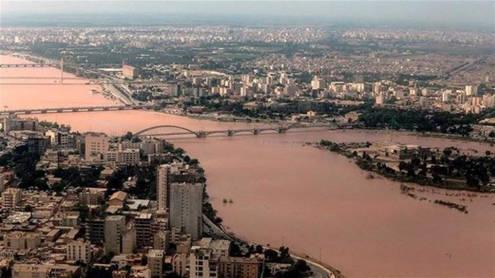 توجيهات بإخلاء 70 قرية في خوزستان بإيران بسبب خطر الفيضانات