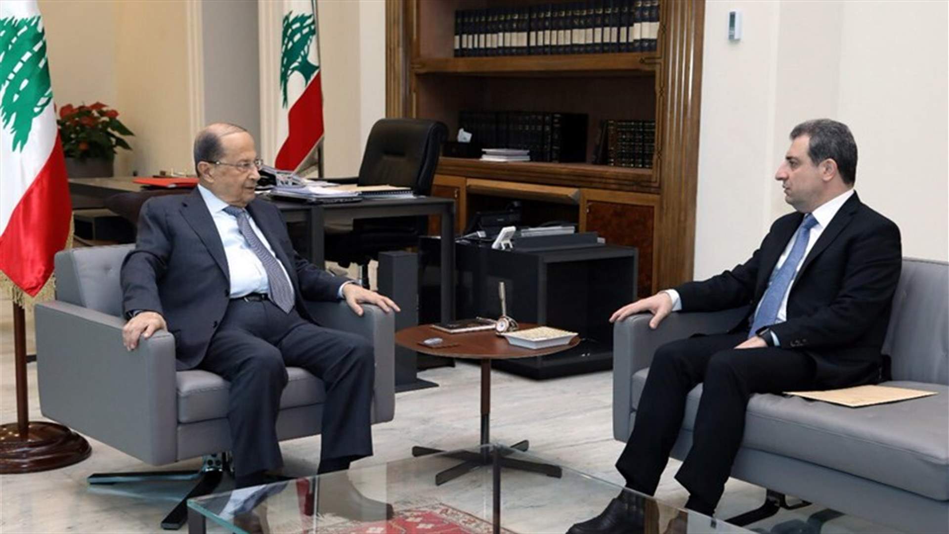 عون عرض واقع الصناعة مع بو فاعور...وهذا ما بحثه مع عز الدين