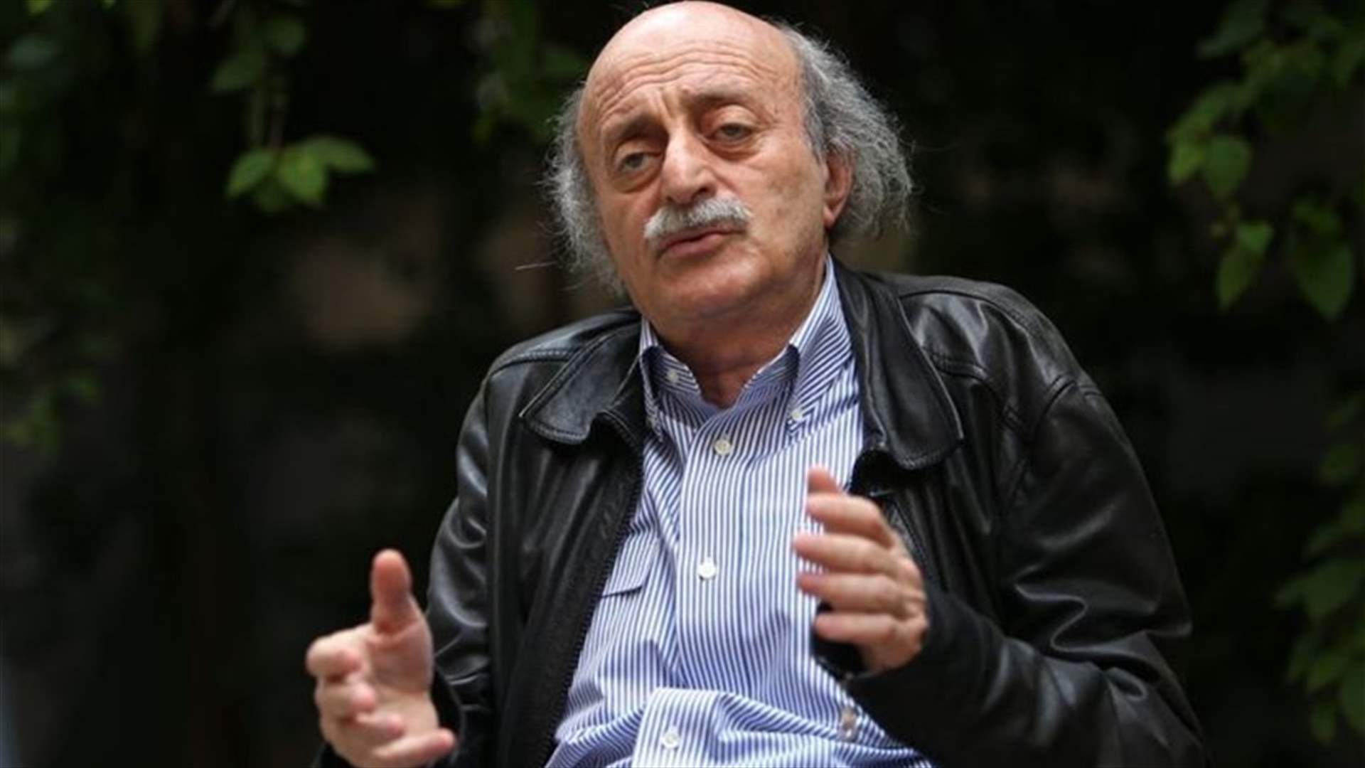 تغريدة لجنبلاط عن المياه العذبة و"العين المقدسة"