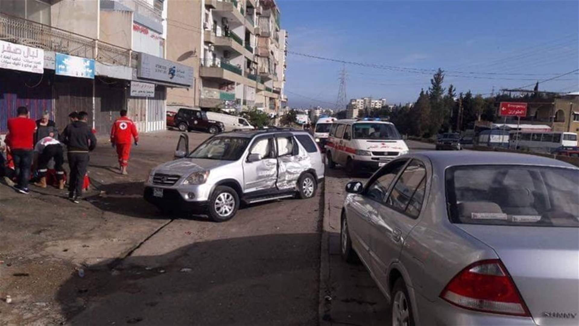 جريحان بحادث سير في ضهر العين الكورة