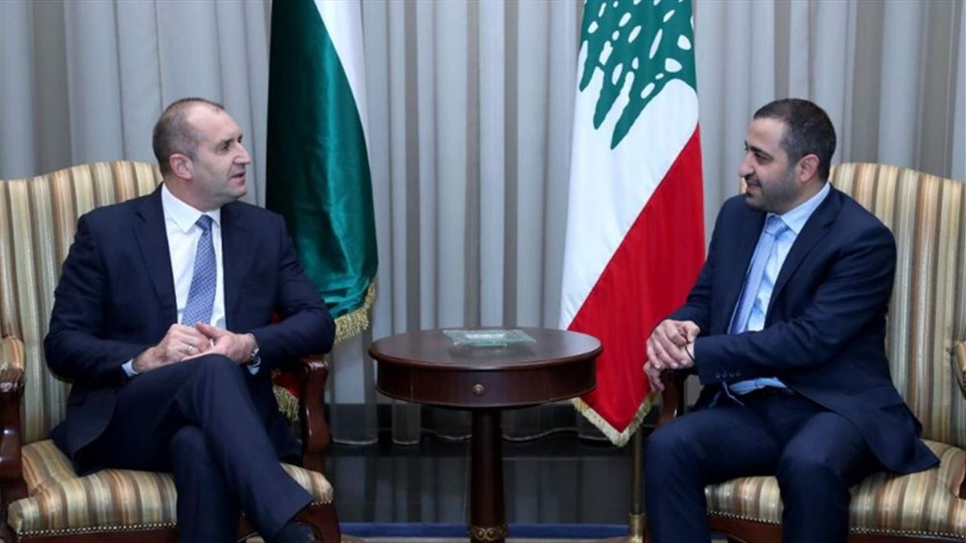 الرئيس البلغاري في بيروت