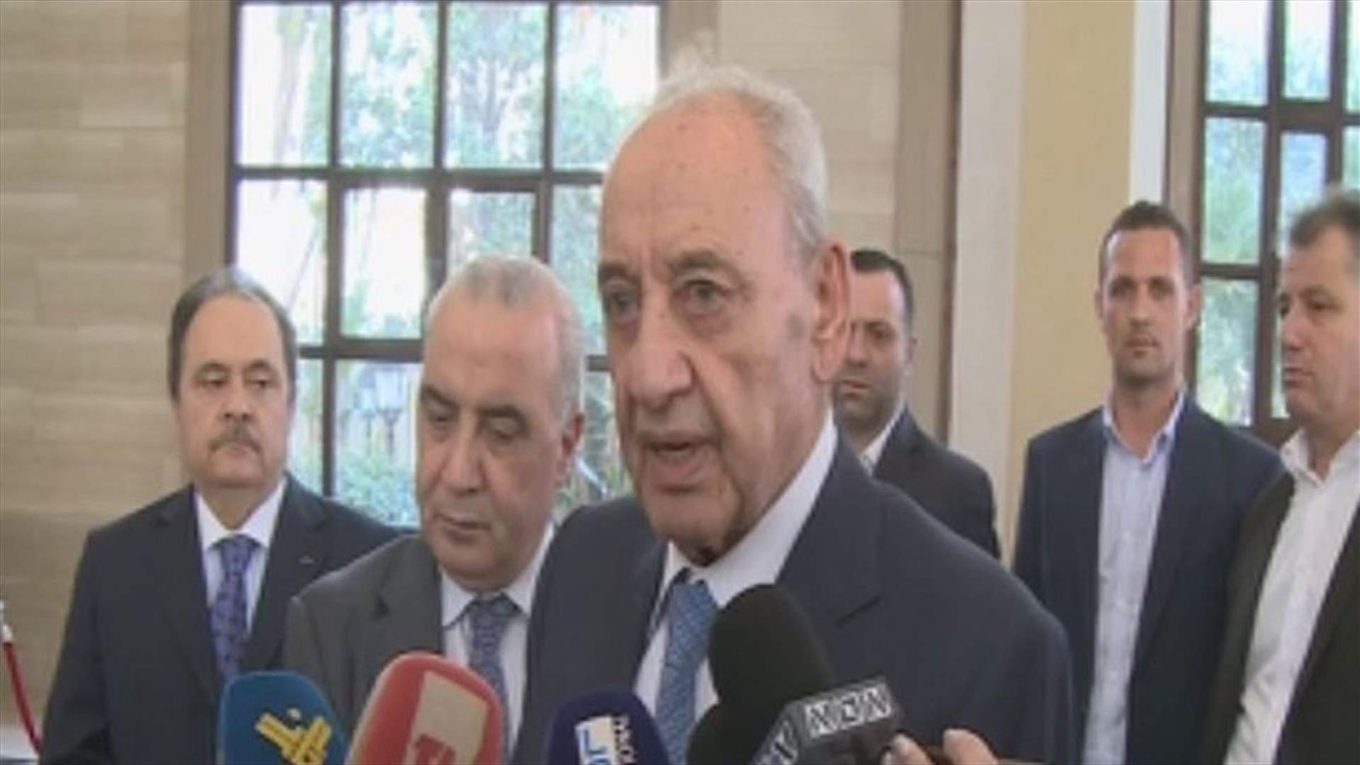 Berri meets with Greek President, says critical month lies ahead for Lebanon