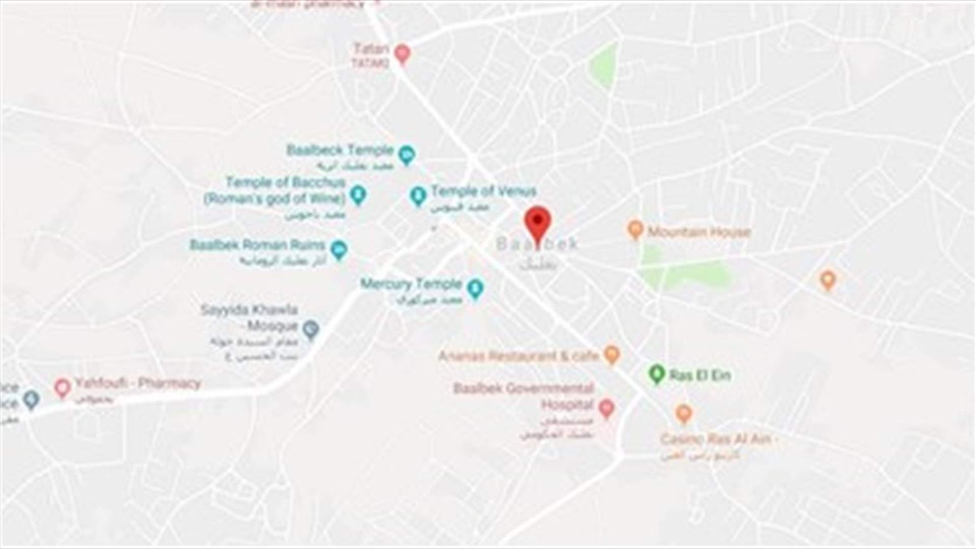 قذائف صاروخية وإطلاق نار في حي الشراونة في بعلبك