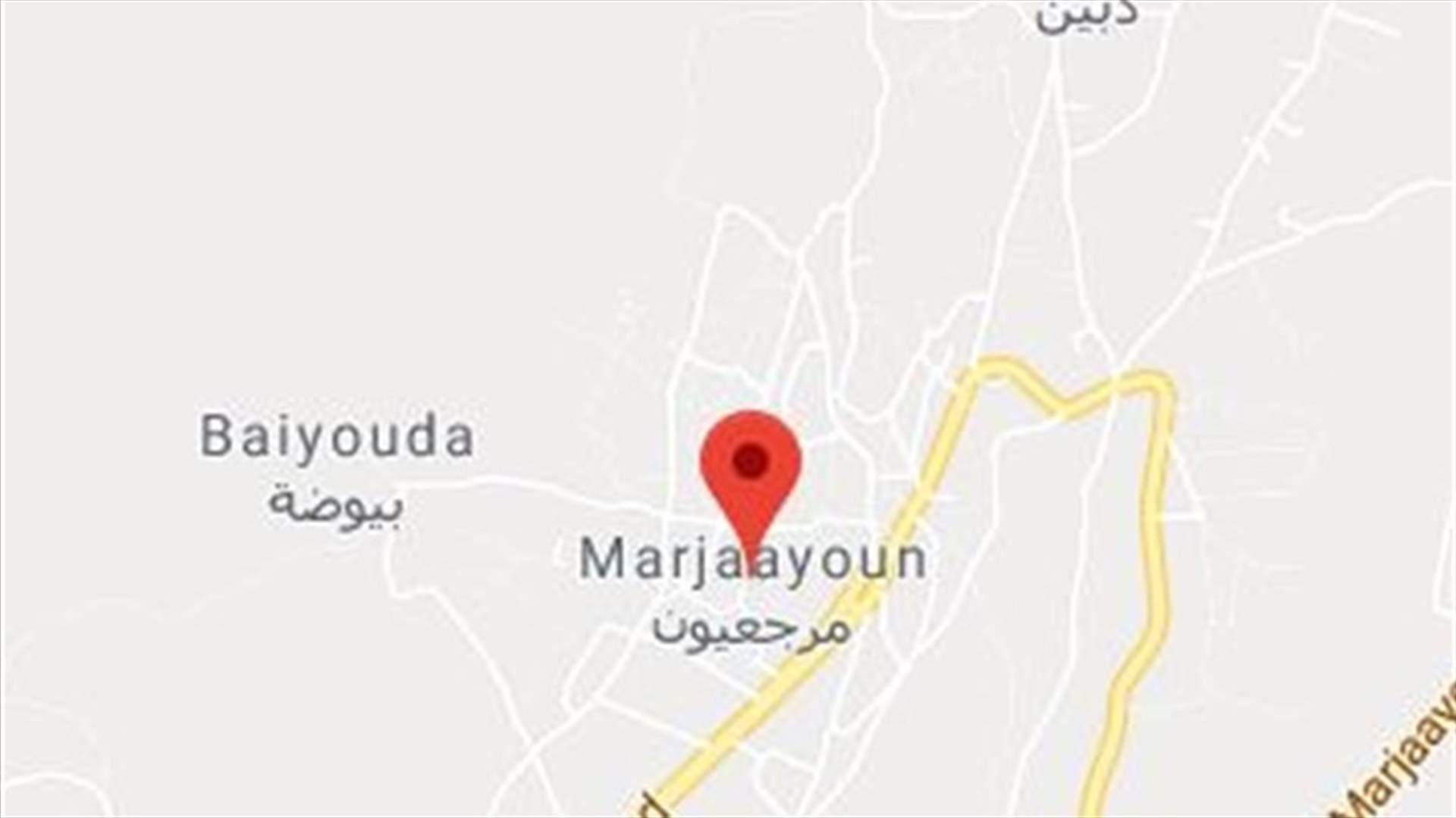 طائرة استطلاع معادية تحلق فوق مرجعيون