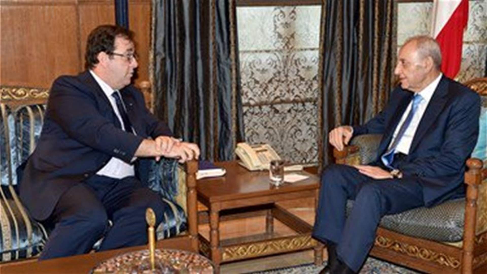 Speaker Berri meets French ambassador