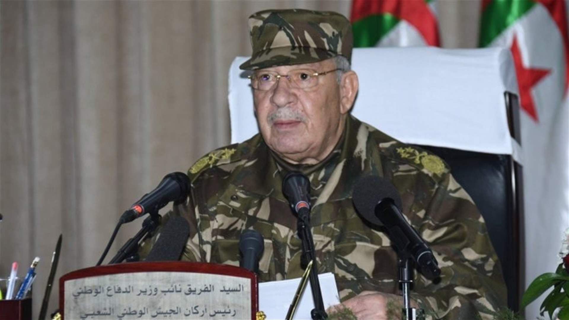 Algerian army chief says military is considering all options to end crisis
