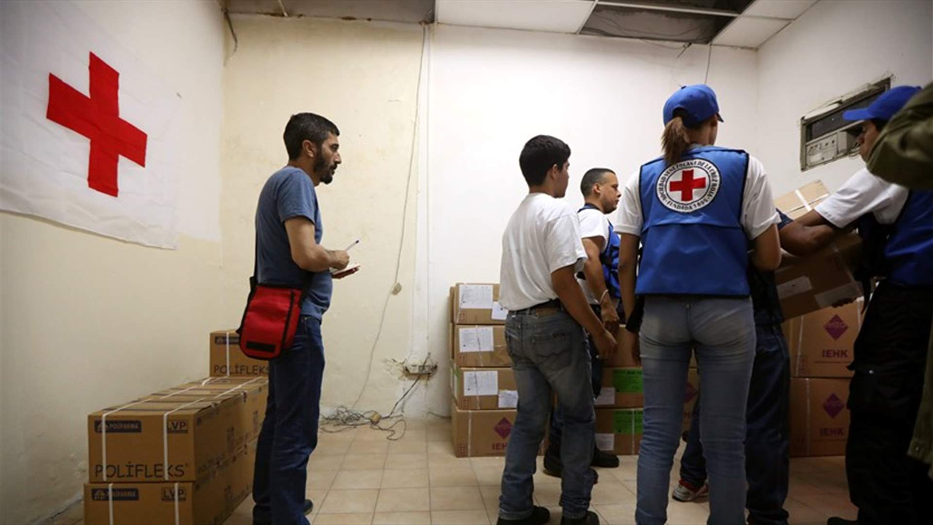 الصليب الاحمر يعلن وصول شحنة مساعدات جديدة الى فنزويلا في أيار