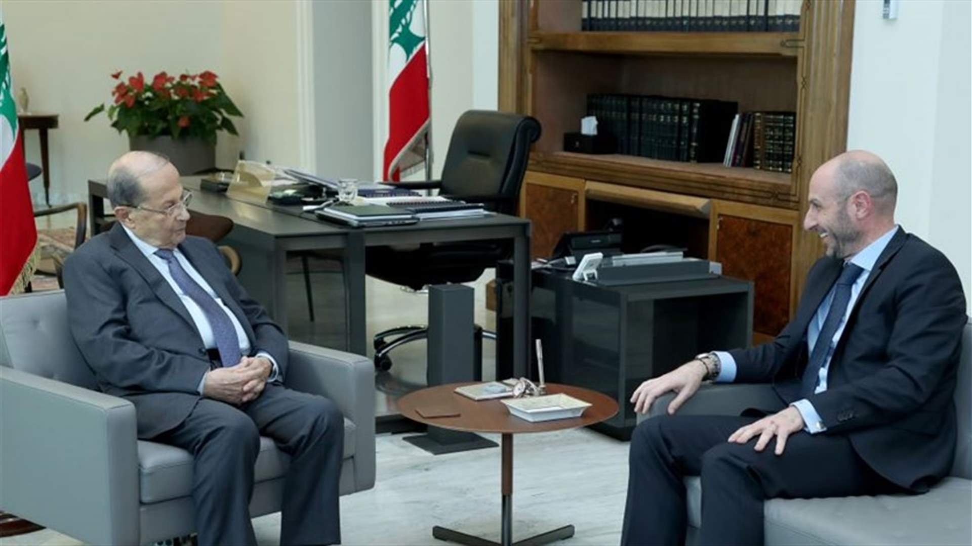 الرئيس عون اطلع من جريصاتي على خطة عمل وزارة البيئة