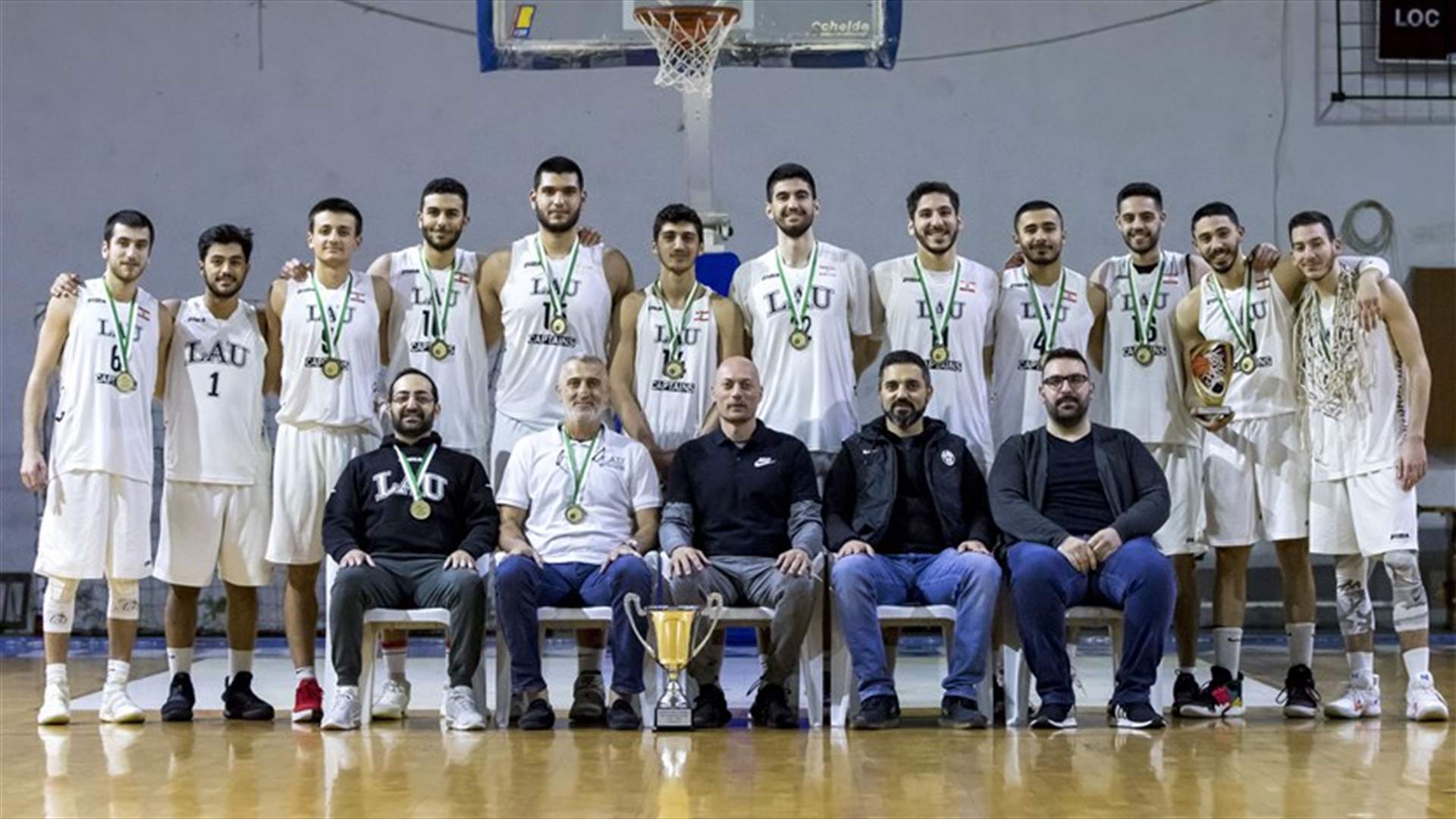 الجامعة اللبنانية الاميركية (LAU) بطل الجامعات في كرة السلة