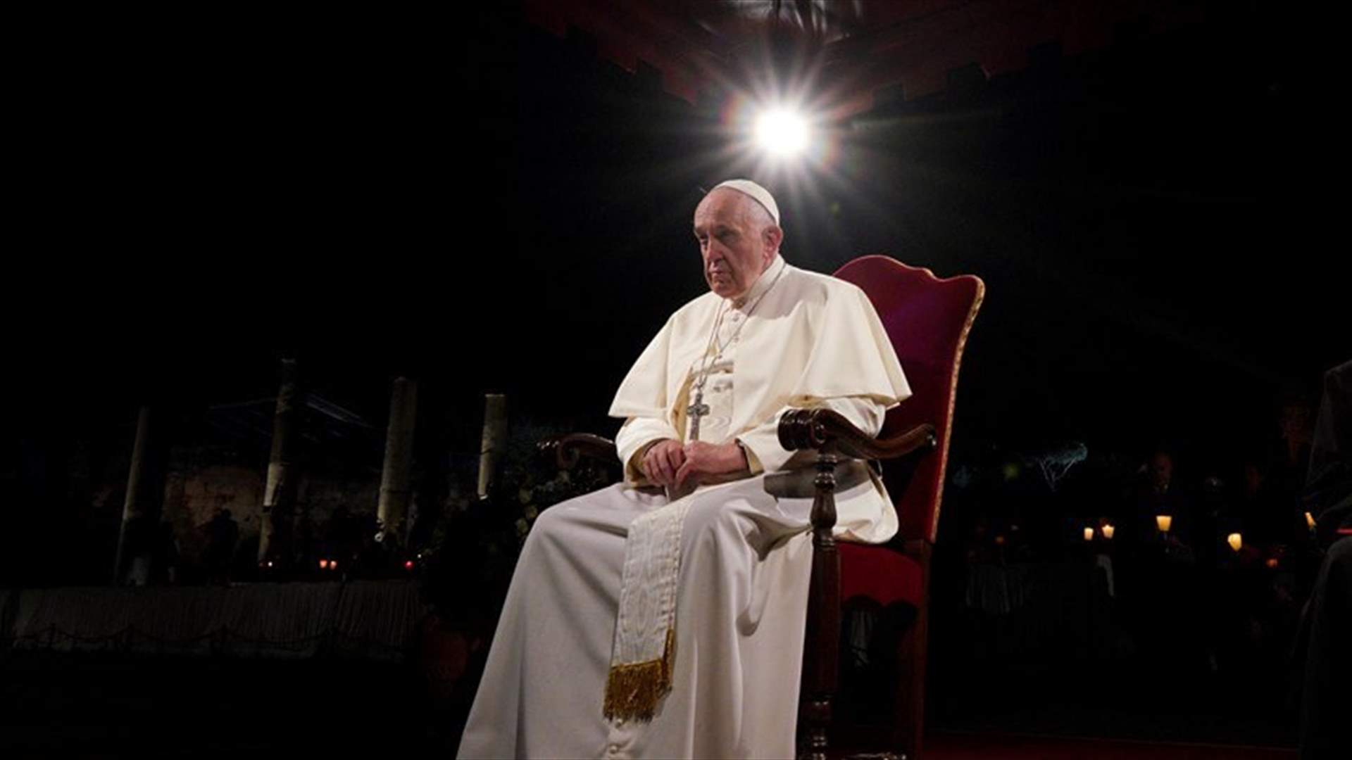 On Good Friday, pope hears harrowing stories of human trafficking