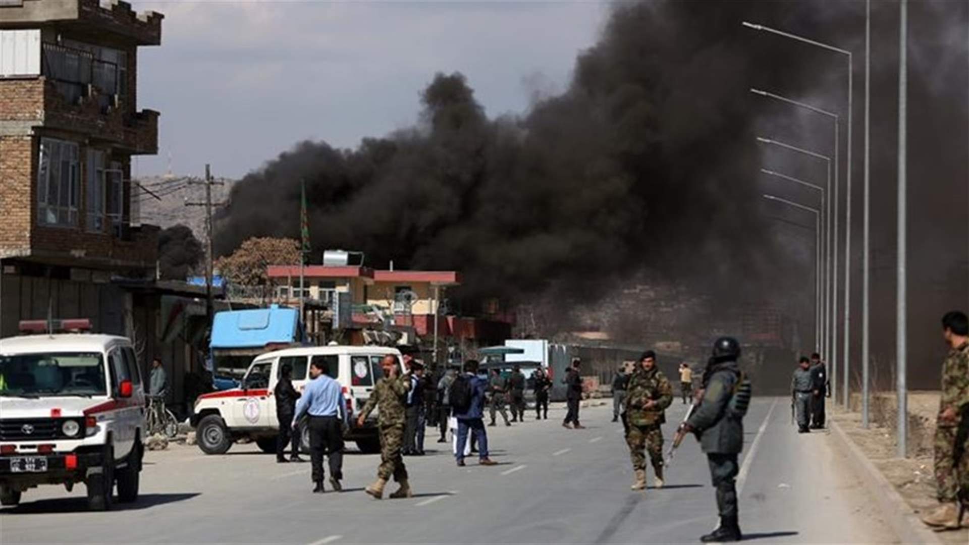 Blast, gunfire as attackers enter Afghan communications ministry in central Kabul -officials