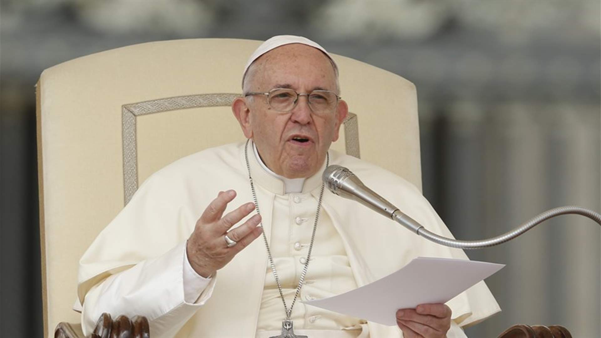 Pope condemns Sri Lanka attacks as unjustifiable "terrorist acts"