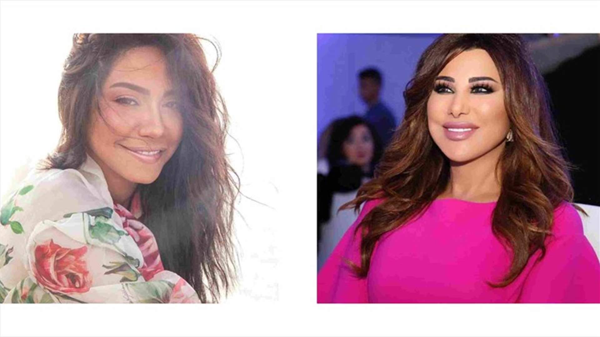 عمل مشترك بين نجوى كرم وشيرين عبد الوهاب... ورود وغزل بين لبنان ومصر (صورة)