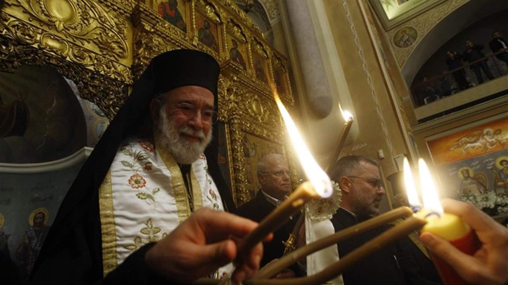 شعلة النور المقدّس تصل مساء السبت الى بيروت